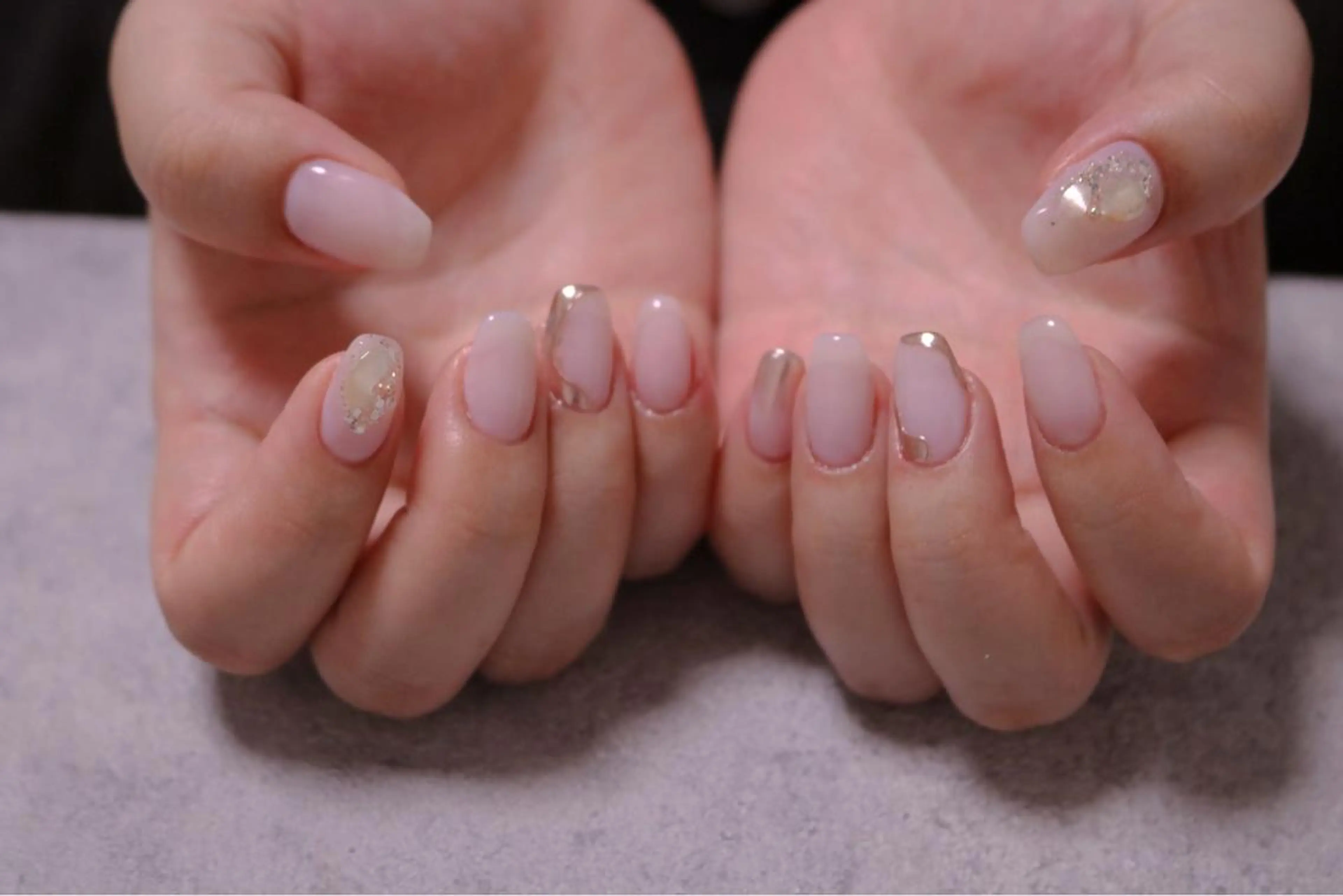 ネイル オーロラネイル カジュアル ジェルネイル マグネットネイル マットネイル MH Nailのネイルデザイン