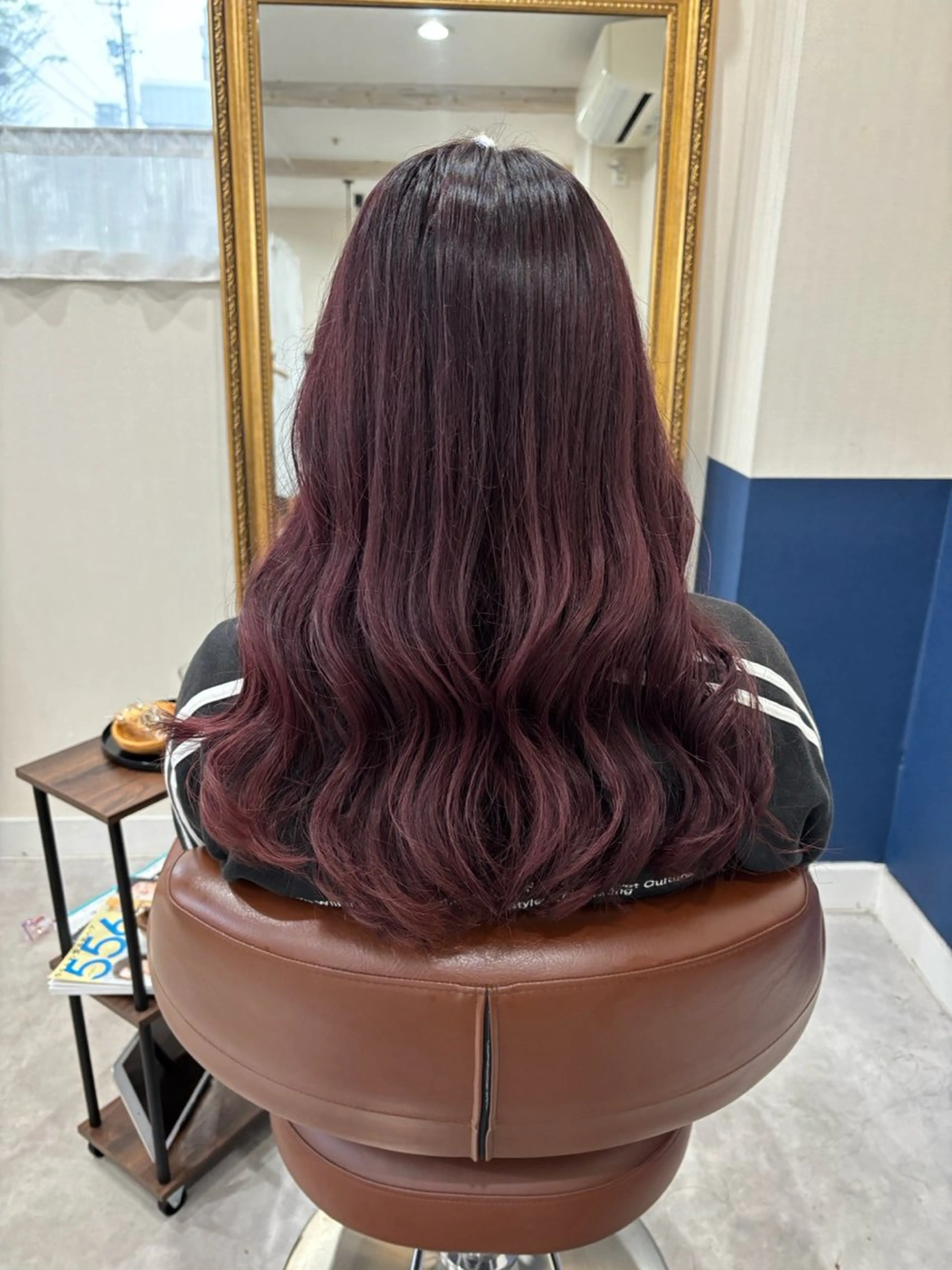 ロング カラー カット ヘアカラー トリートメント 髪の家 tikiのヘアスタイル