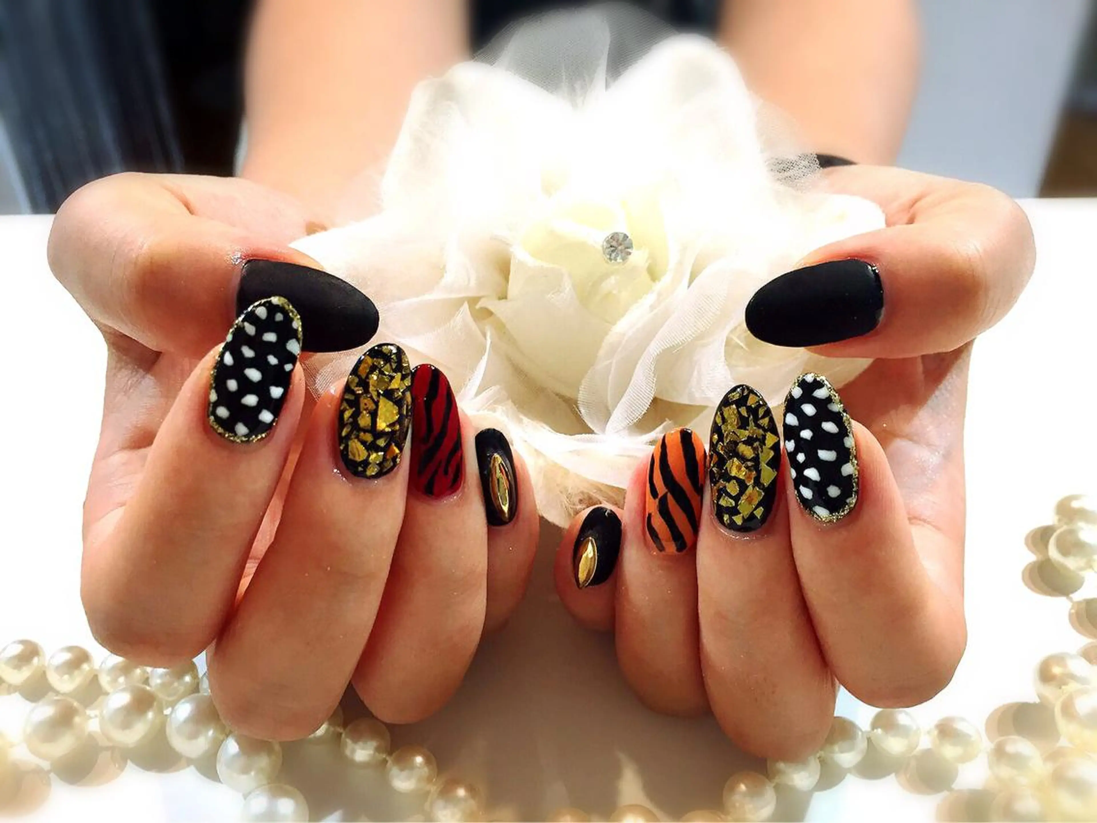 ネイル マットネイル Lily closetのネイルデザイン