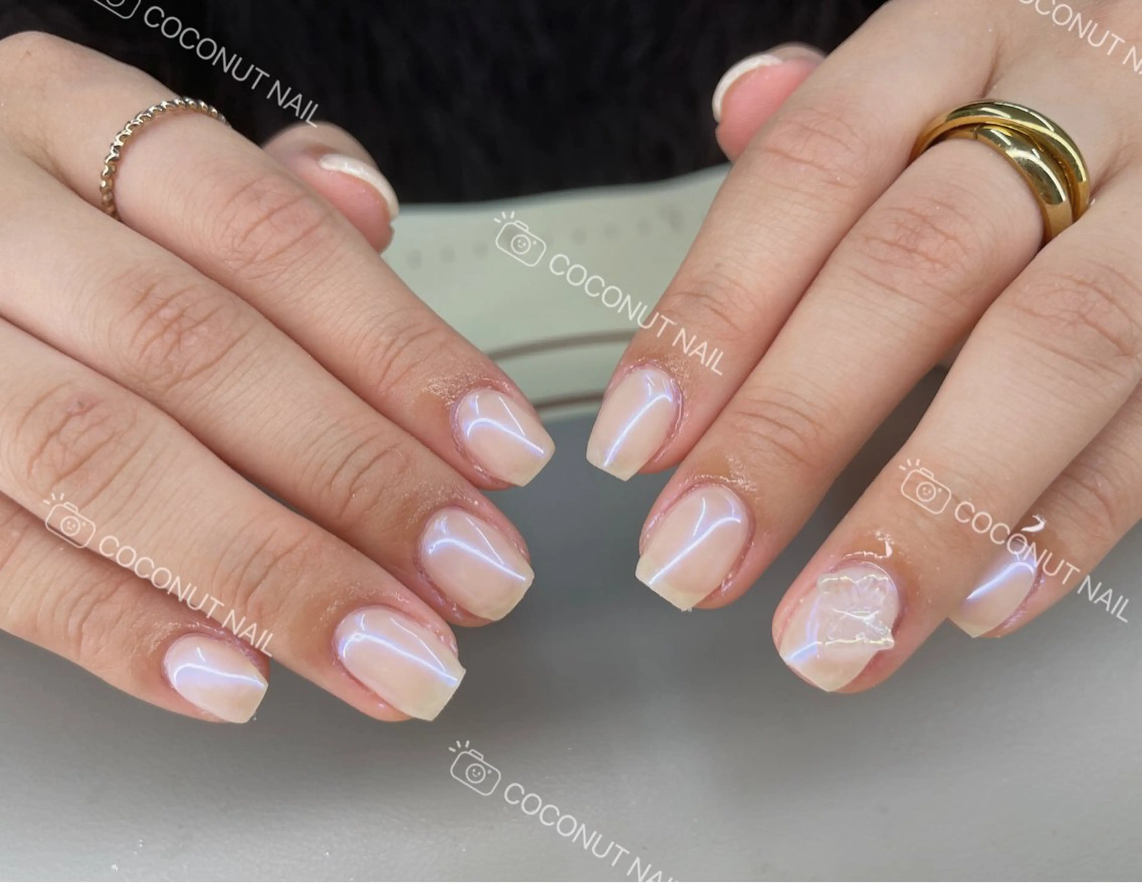 ネイル ハンドネイル 神田 ココナッツのネイルデザイン