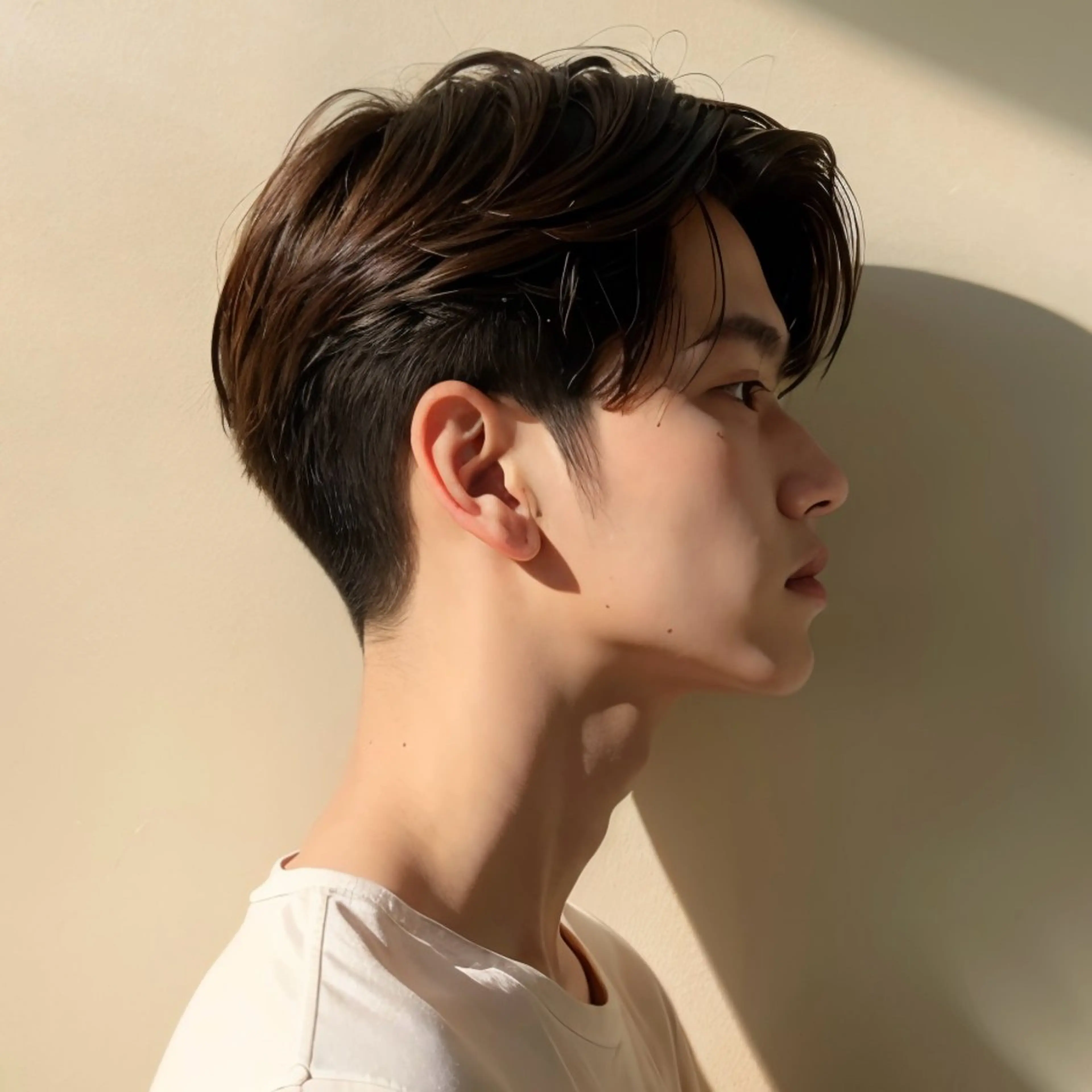 ショート カラー パーマ メンズ メンズ韓国風 ツーブロック 刈り上げ 韓国風ヘア ショートヘア 🎸メンズ/パーマ/ ショート🎸工藤達哉のヘアスタイル