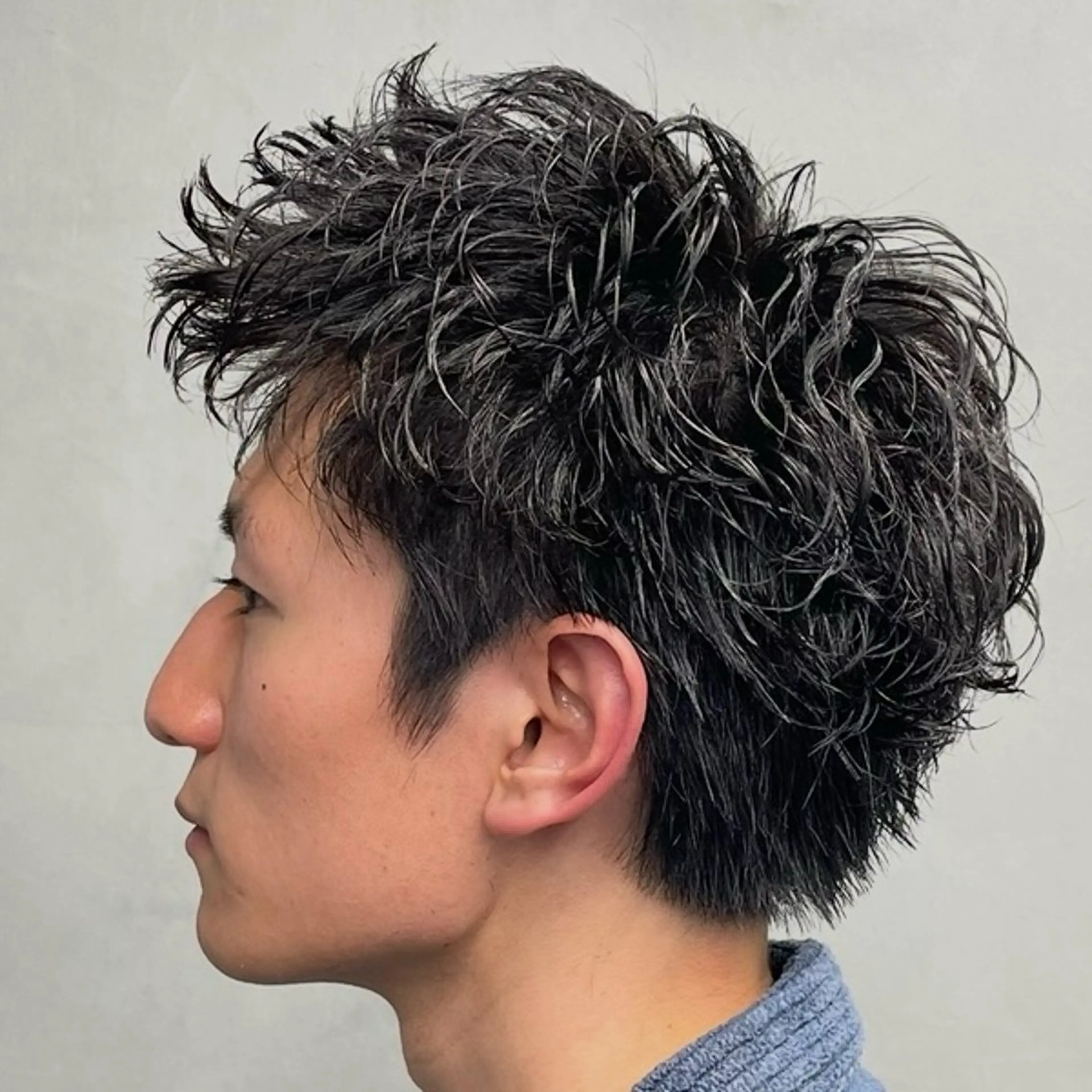 ショート パーマ ヘアアレンジ カット パーマ fifth 石川 凪のヘアスタイル