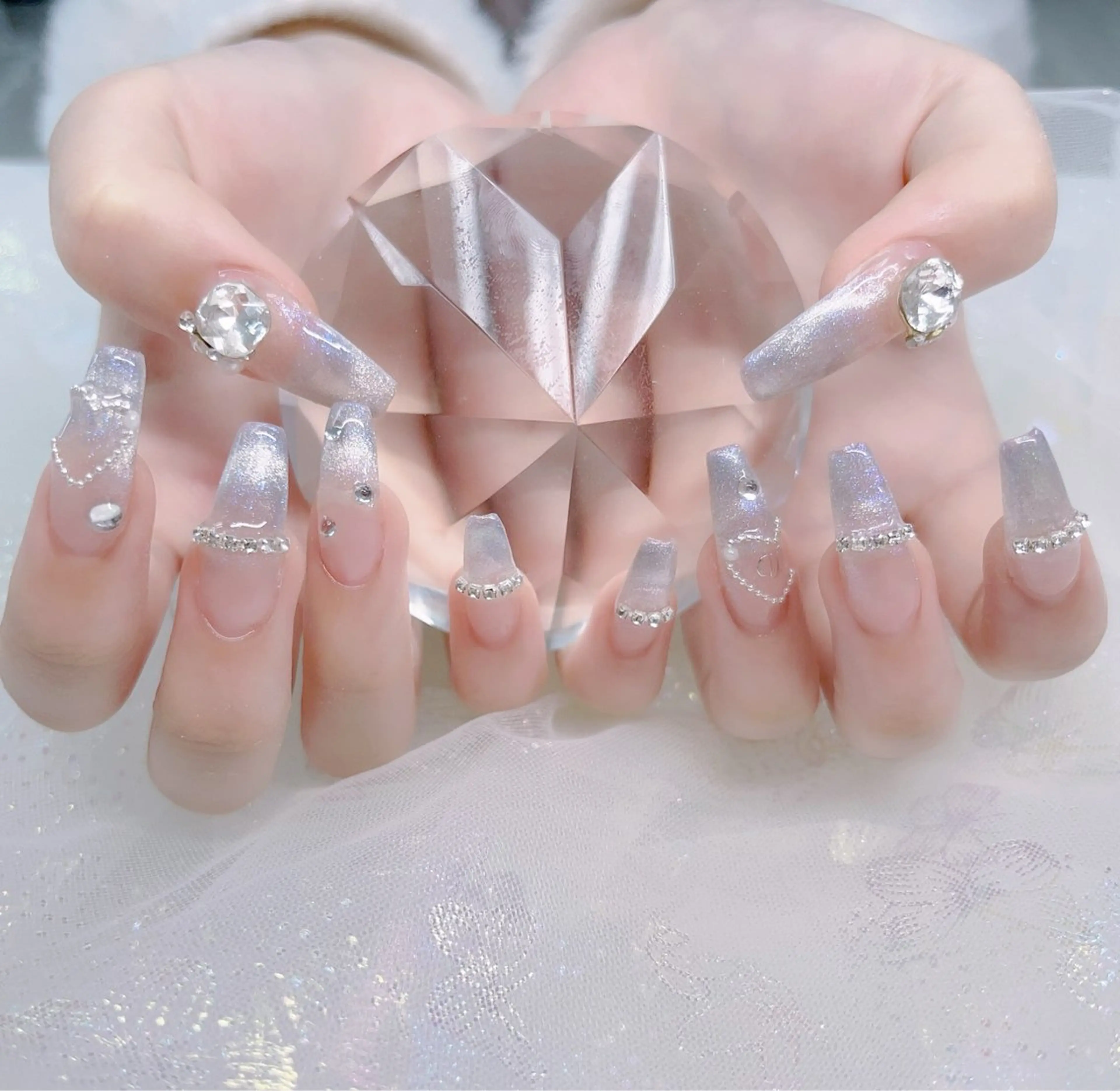 ネイル パーツ全部¥110 サロンミミのネイルデザイン