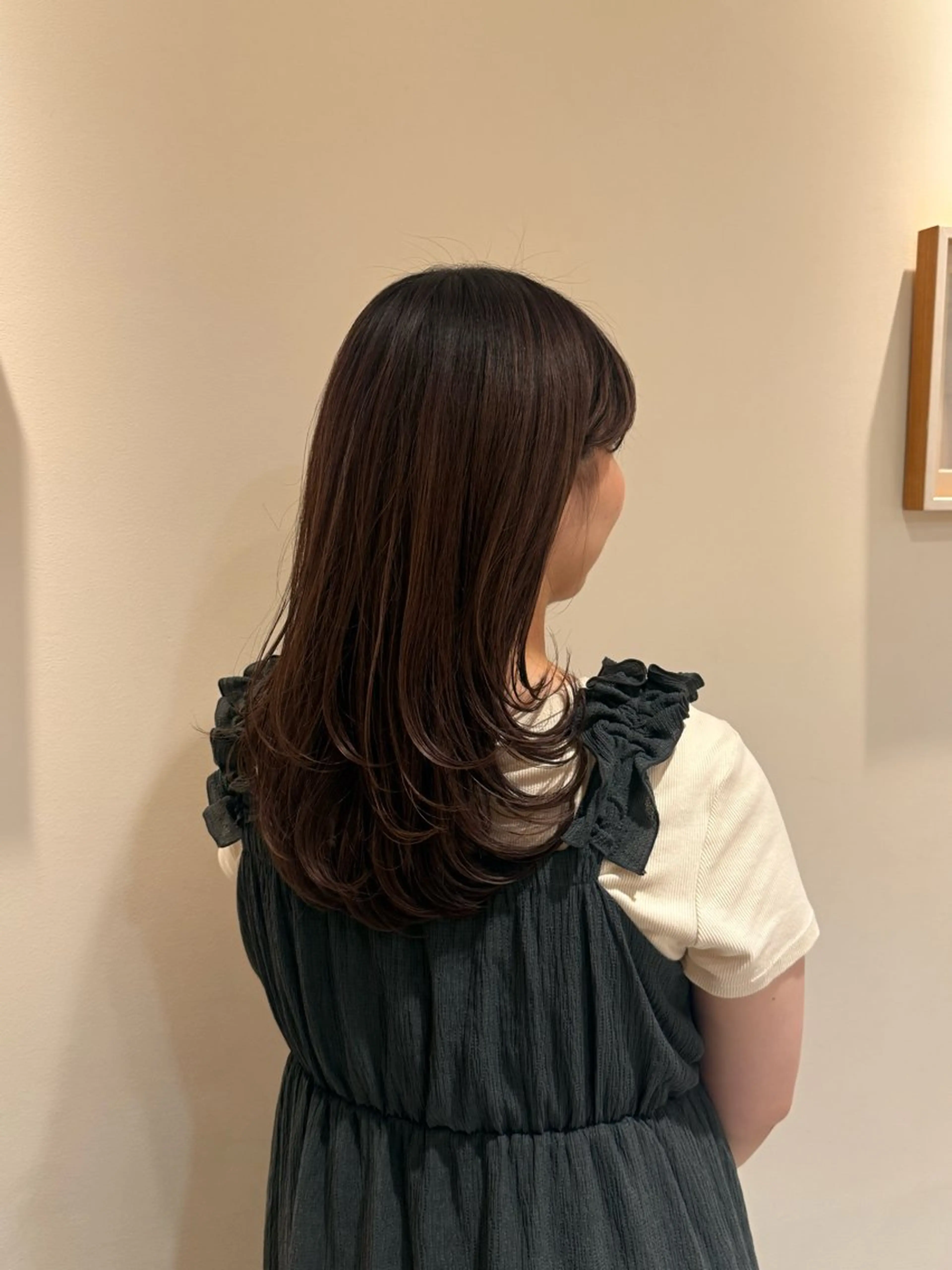 ロング レイヤーカット 五十嵐 美玖のヘアスタイル