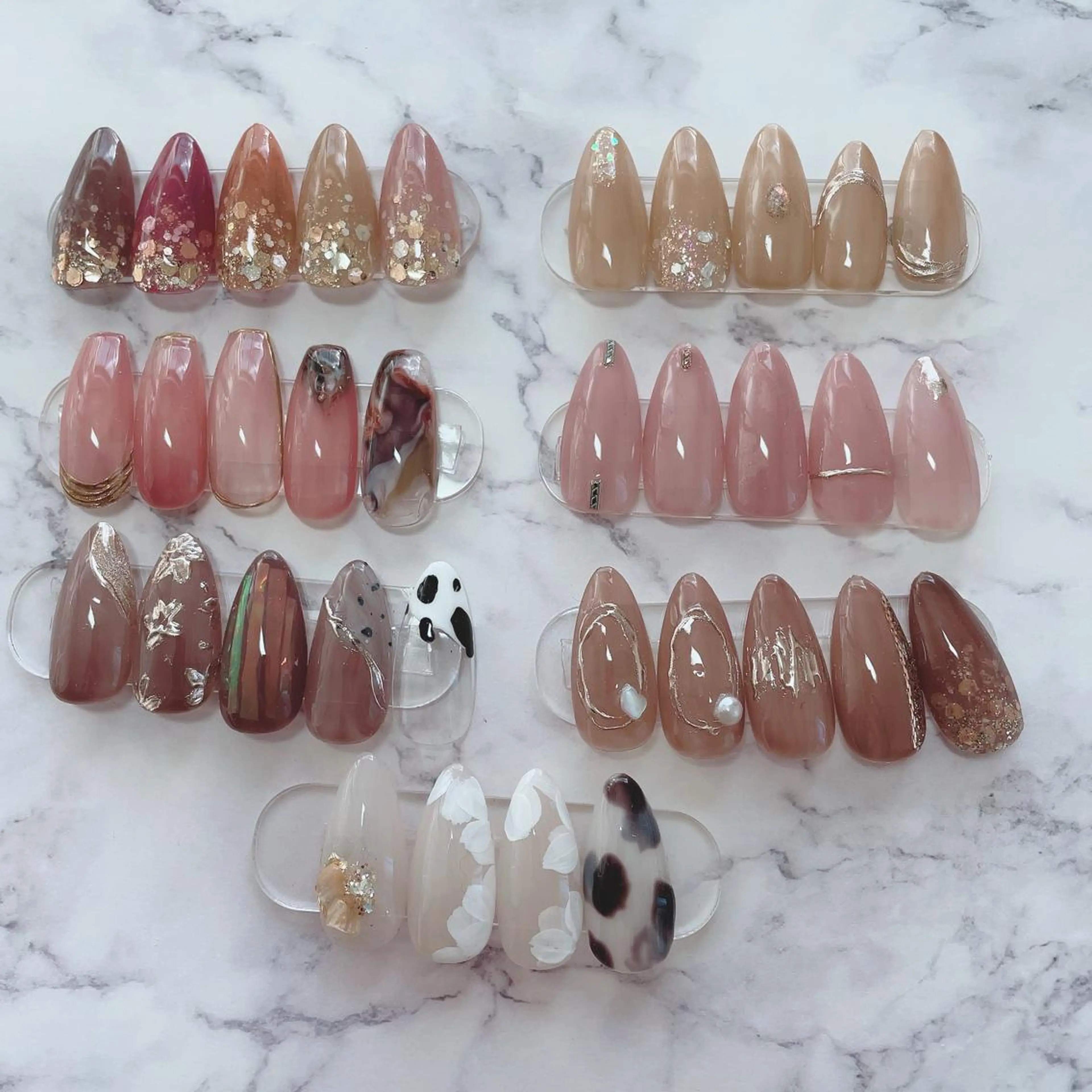 ネイル アートネイル フレンチネイル ワンカラーネイル 高野 祐紀のネイルデザイン