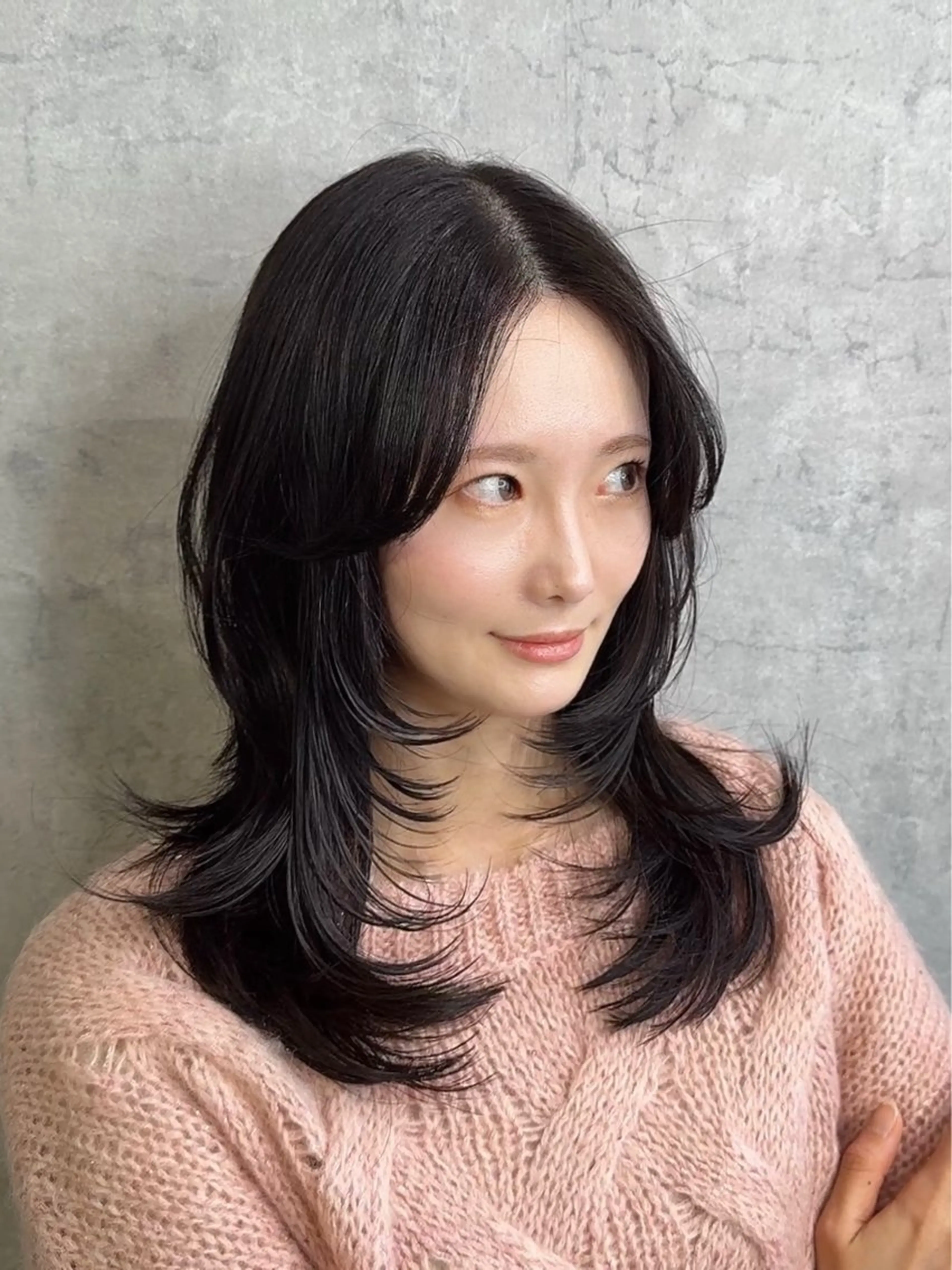 ミディアム トレンド韓国レイヤー 🇰🇷のんのヘアスタイル