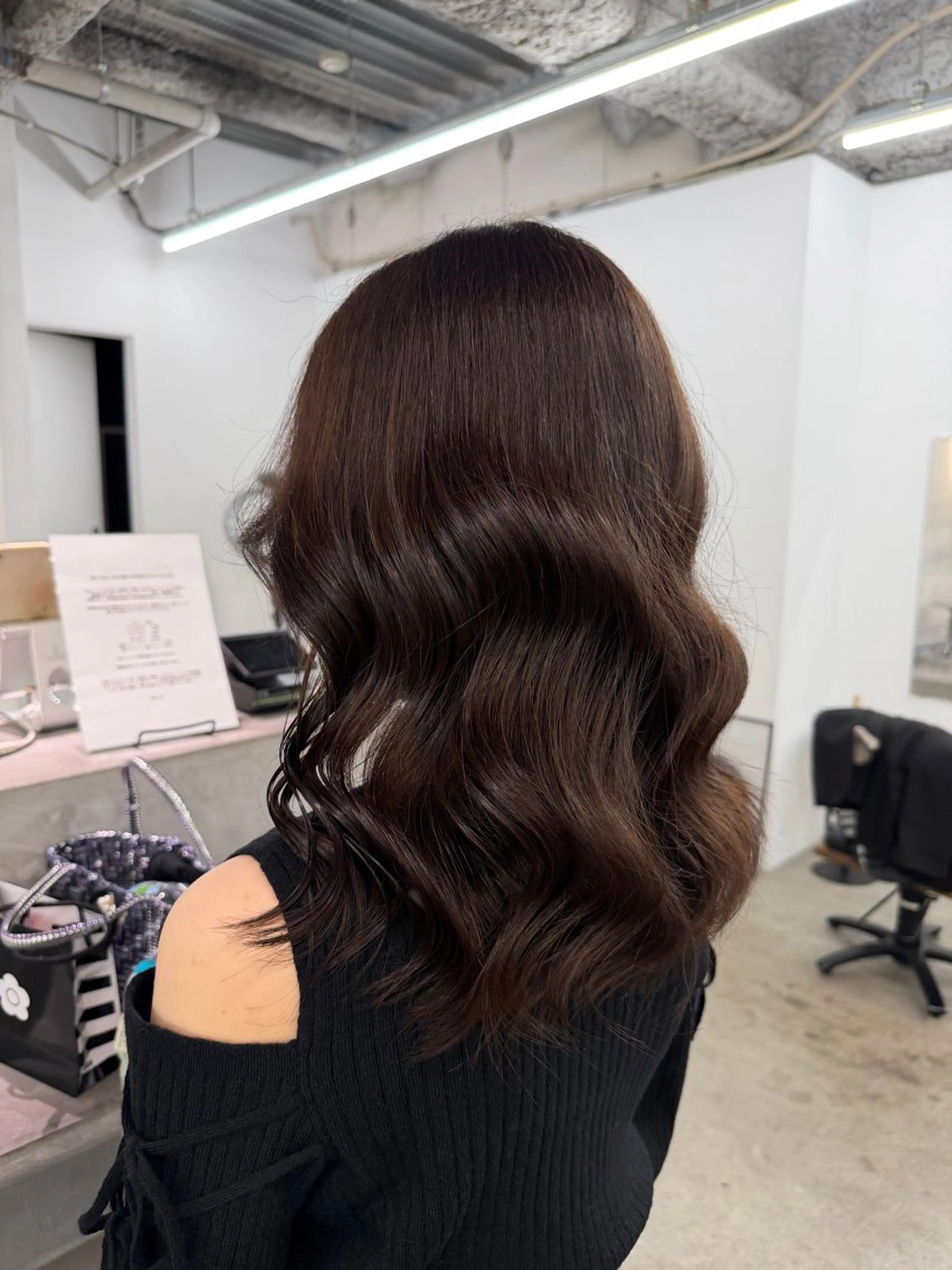 カラー ブラウンカラー ダークブラウン ヘアカラー ダブルカラー 大募集中❣️ あいりのヘアスタイル