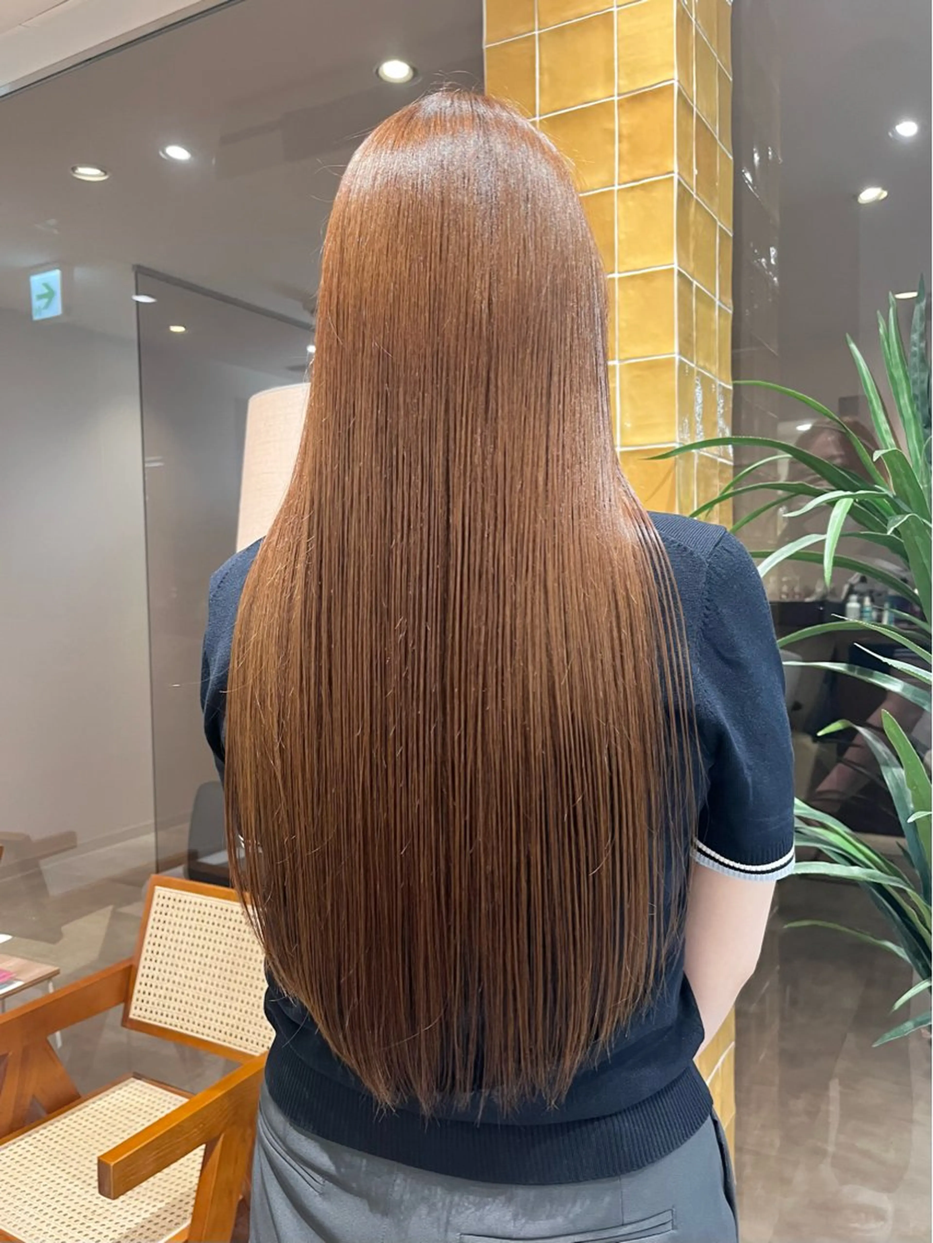 ロング カラー ベージュカラー 髪質改善 ヘアカラー トリートメント ﾚｲﾔｰ🩵透明感 ೀユイ🌙のヘアスタイル