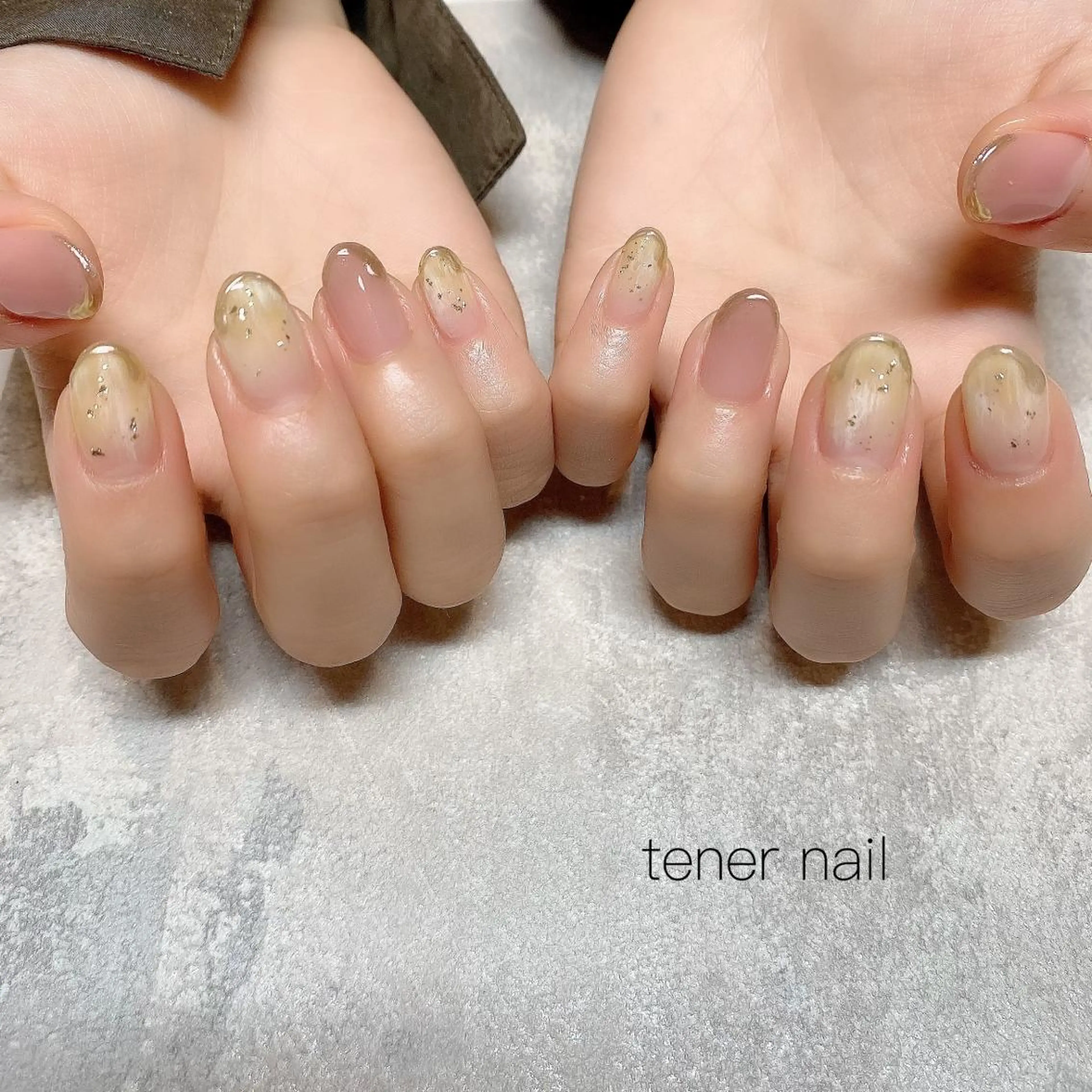 ネイル 持ち込み ニュアンスネイル テネルネイル tener nailのネイルデザイン