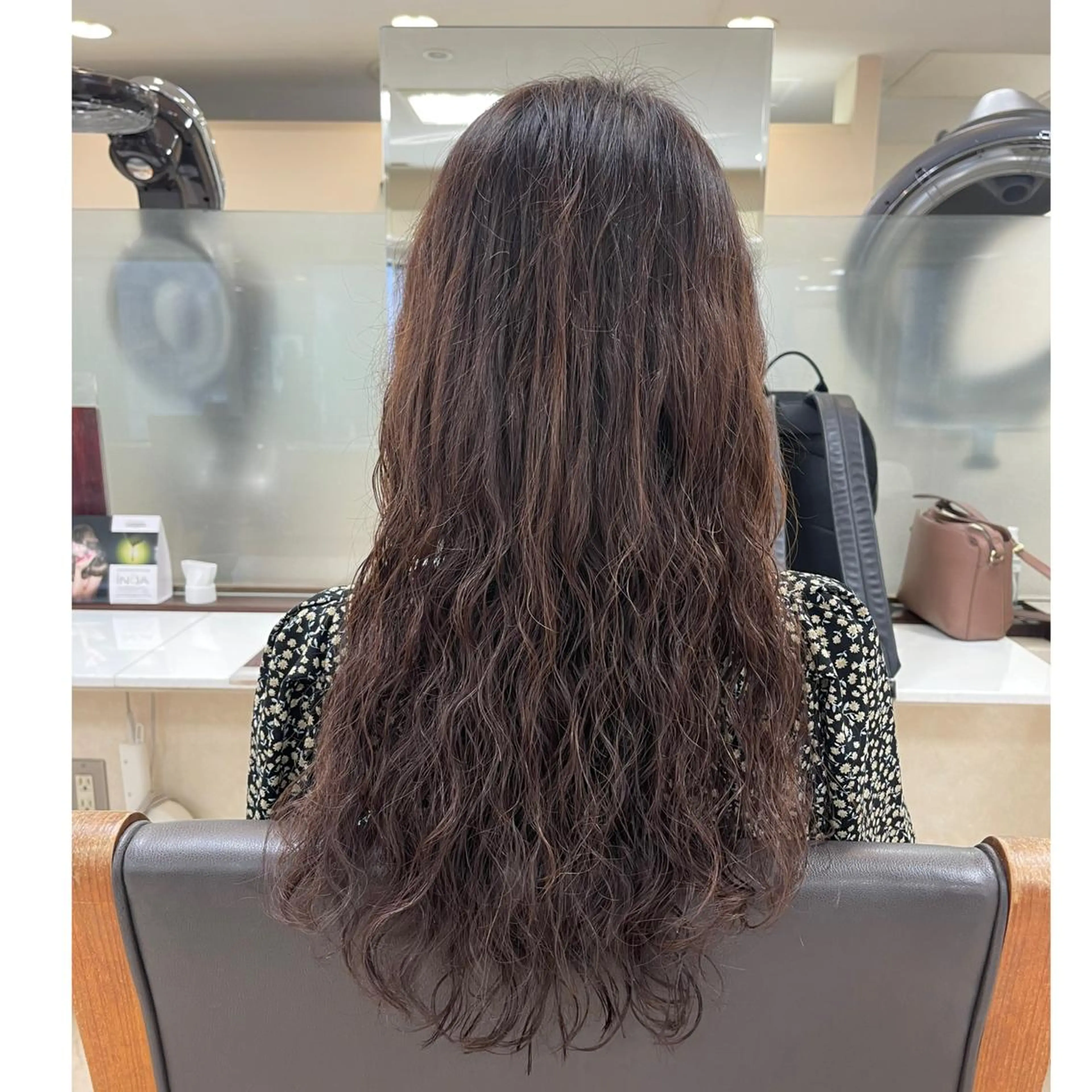ロング パーマ 渋谷 りなのヘアスタイル