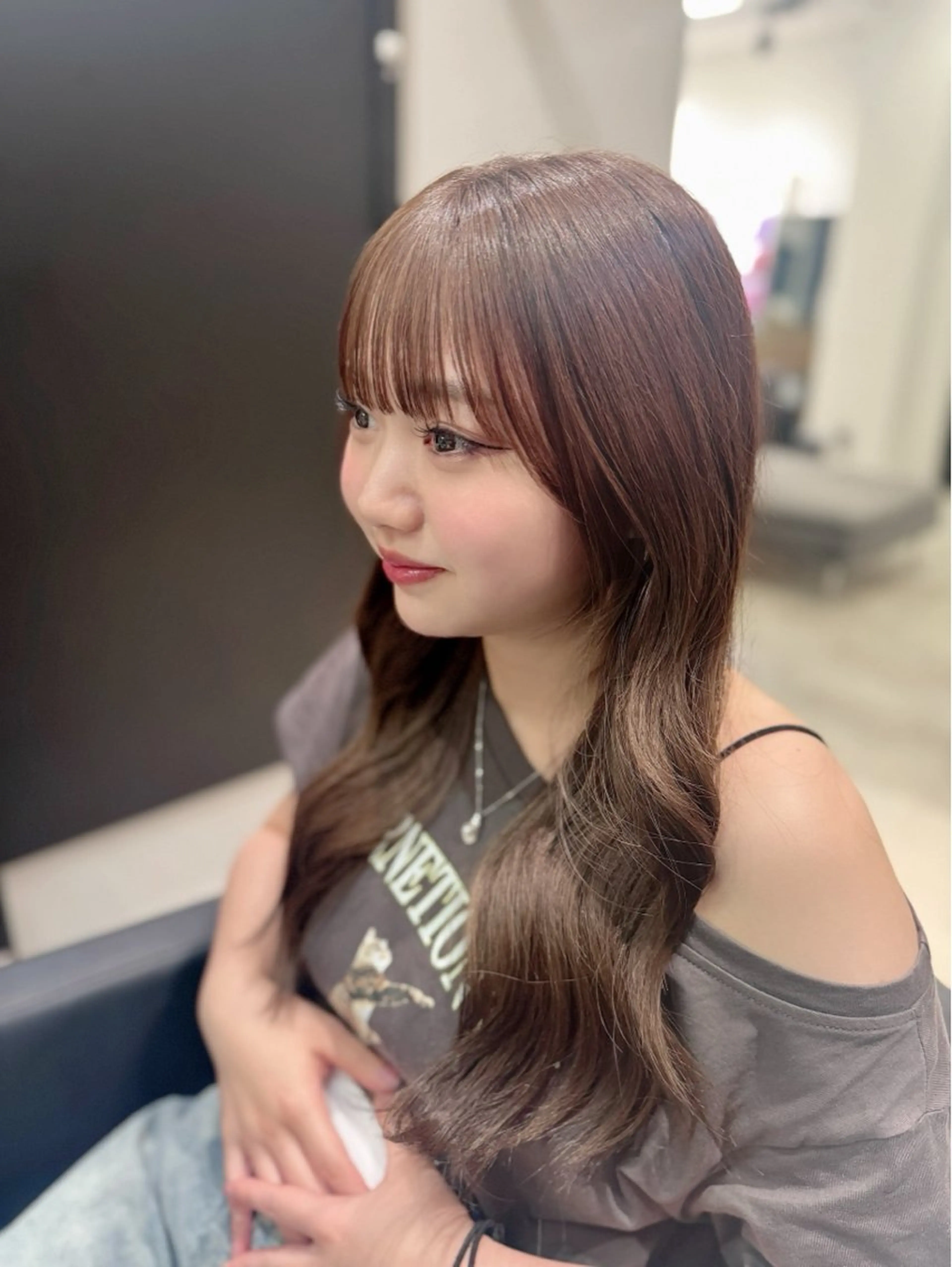 ロング カラー カット 韓国風スタイル 北田陸斗のヘアスタイル