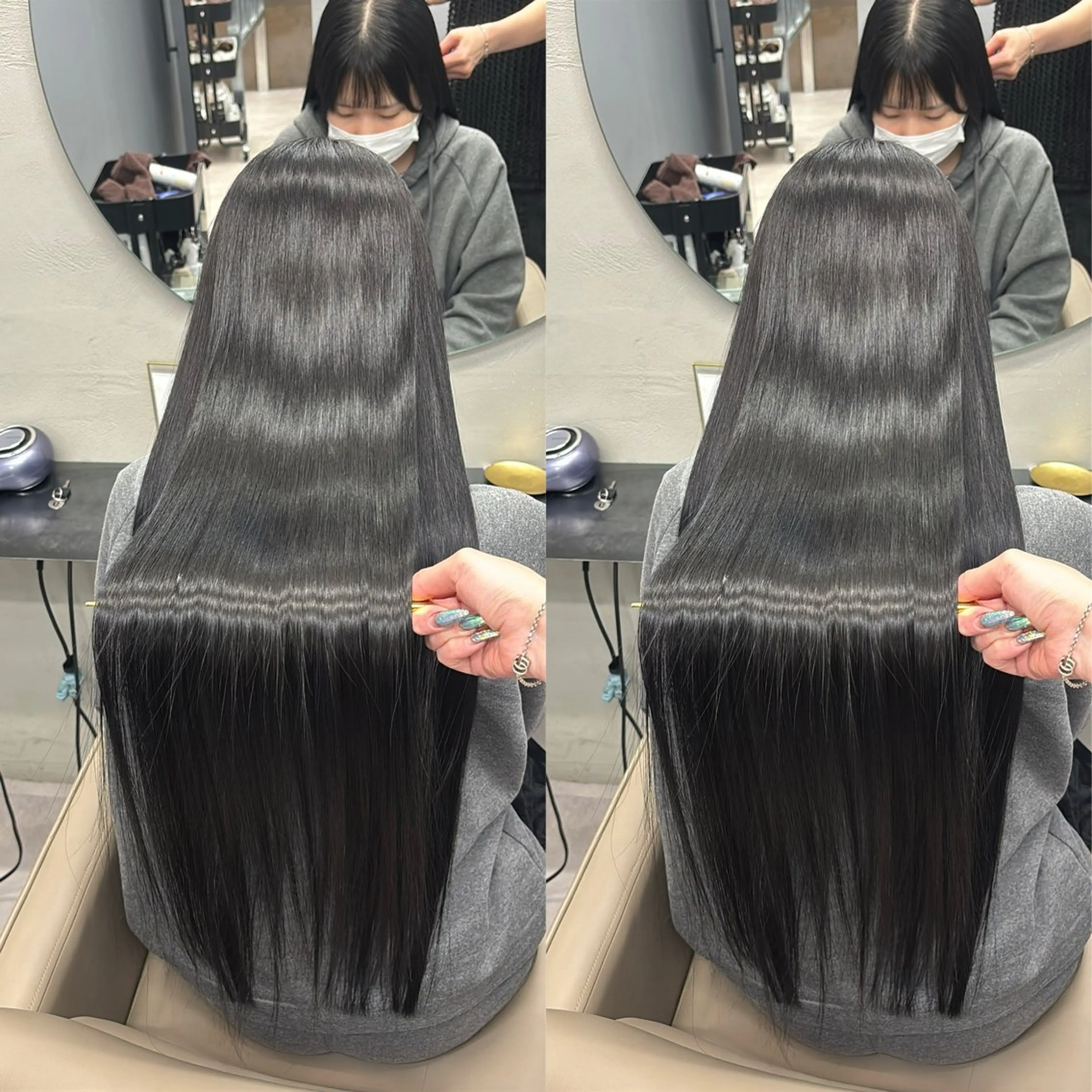 ロング カット ヘアカラー 縮毛矯正 トリートメント 新宿No.1艶髪矯正 美艶カラー/FUKAのヘアスタイル