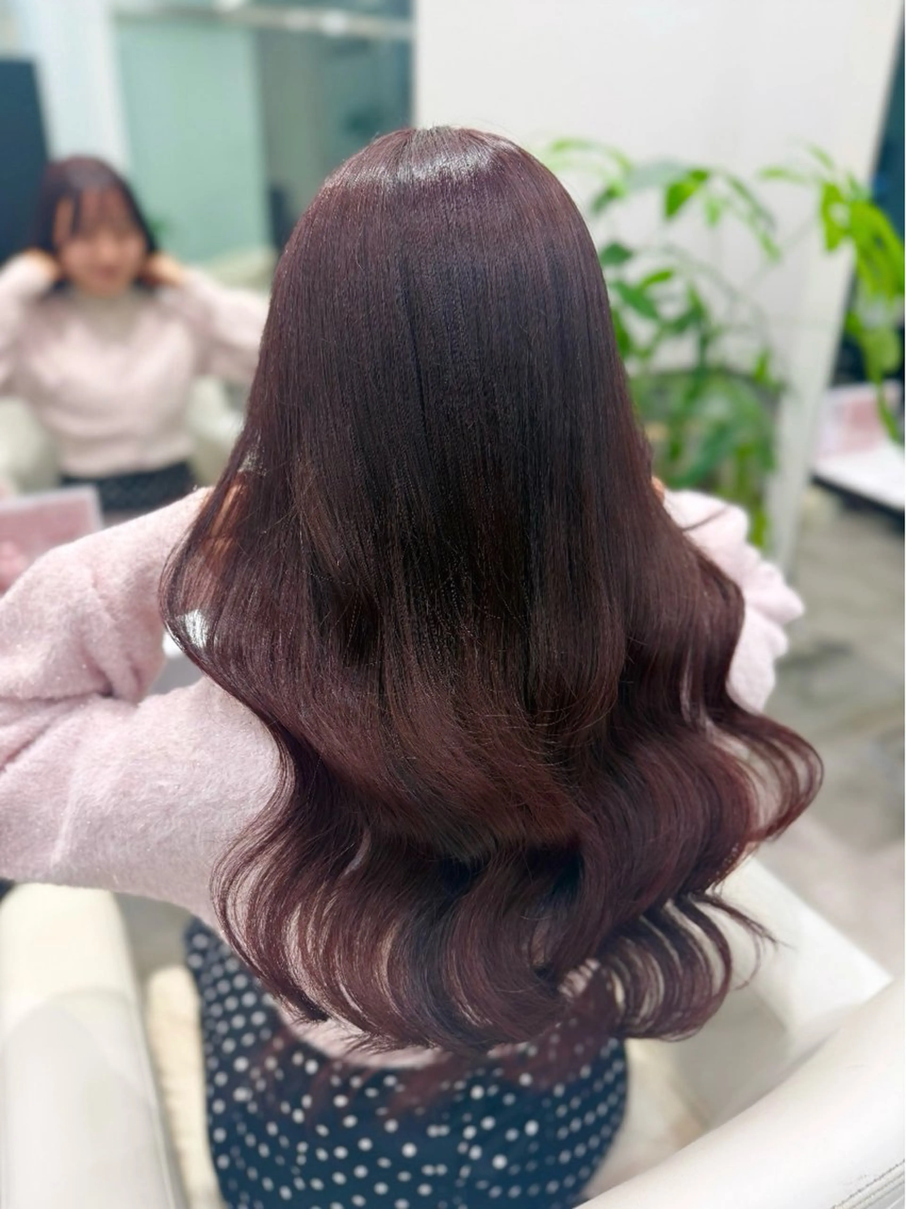 ロング カラー ベージュカラー ブリーチ ケアブリーチ 透明感カラー デザインカラー ヘアカラー トリートメント 渋谷髪質改善/縮毛 矯正/かすが🪽🫧のヘアスタイル