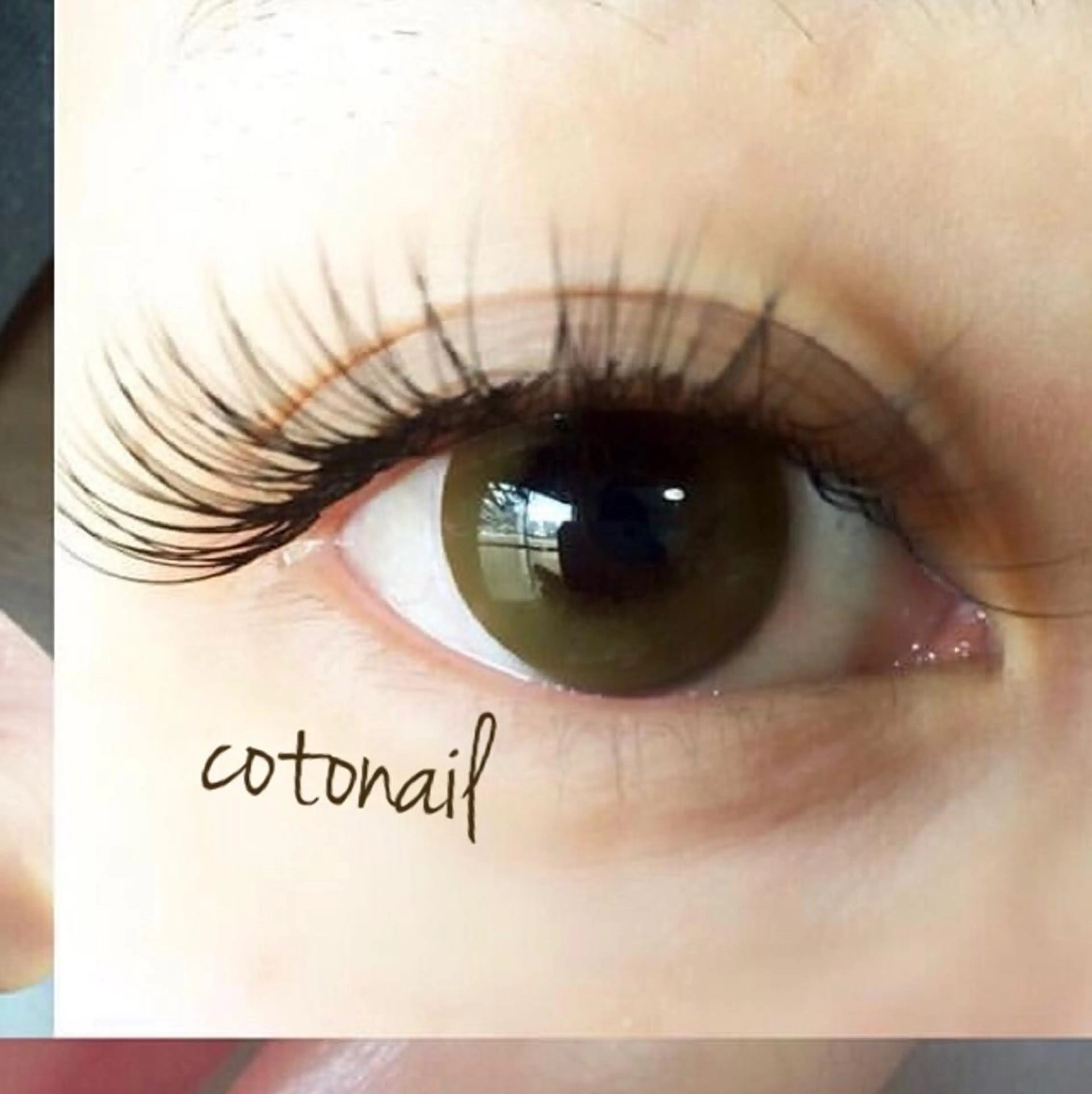 マツエク・マツパ Cカール ツメトマツゲ .のネイルデザイン