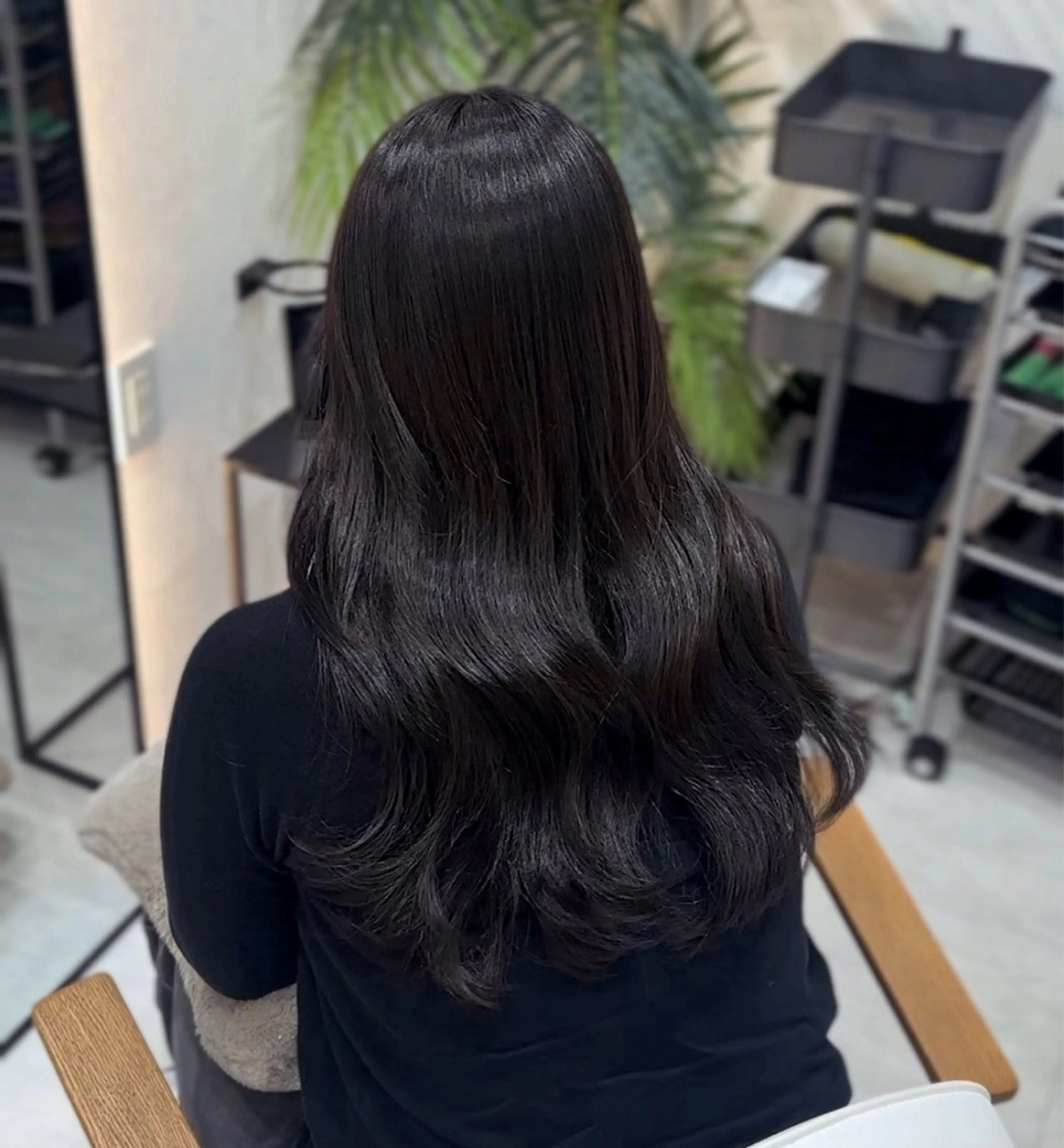 ロング 韓国ヘア/艶髪ロング グレージュ/kanaのヘアスタイル