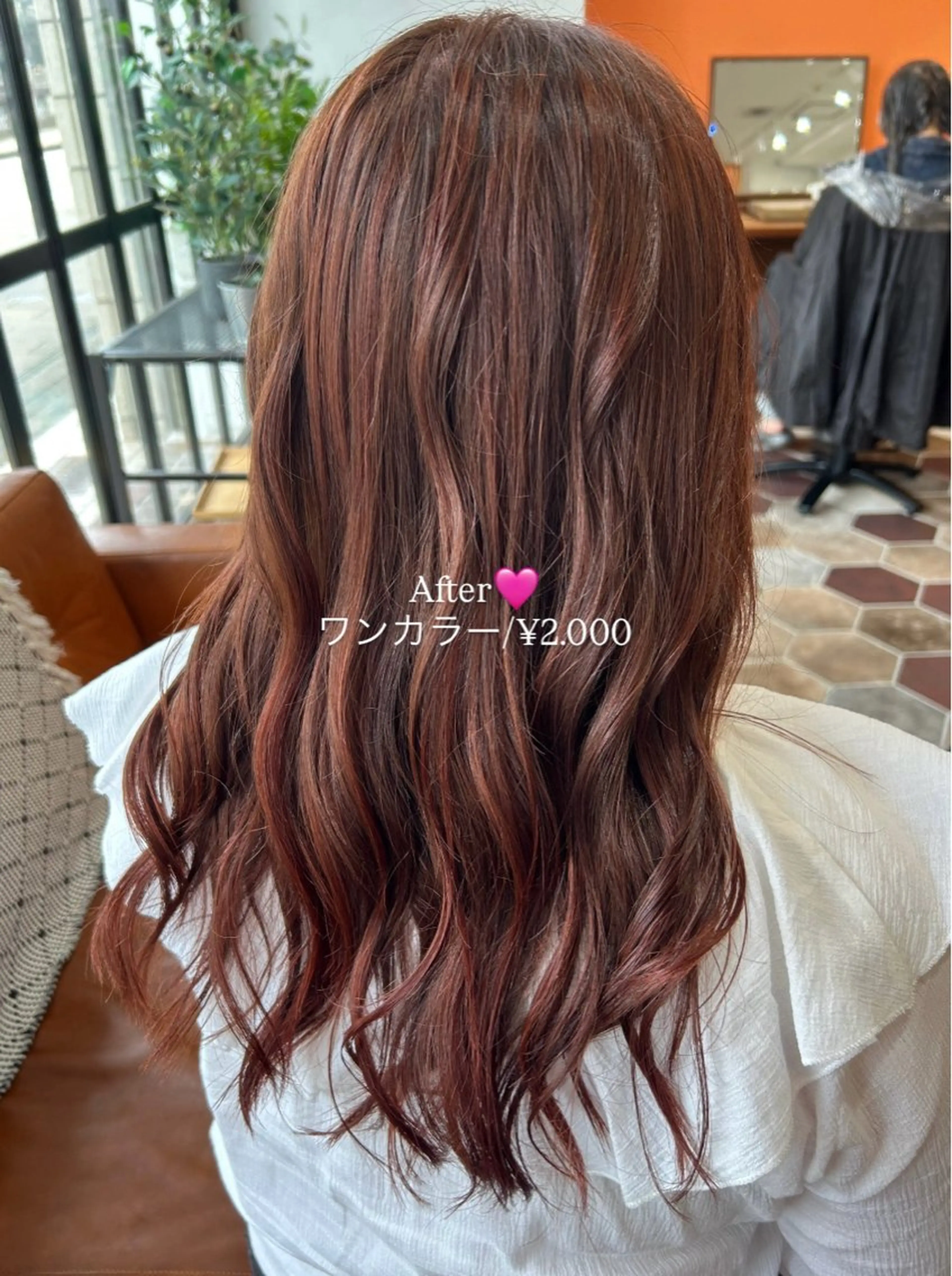 セミロング カラー ヘアカラー 佐藤光華/JANU /カラーモデルのヘアスタイル