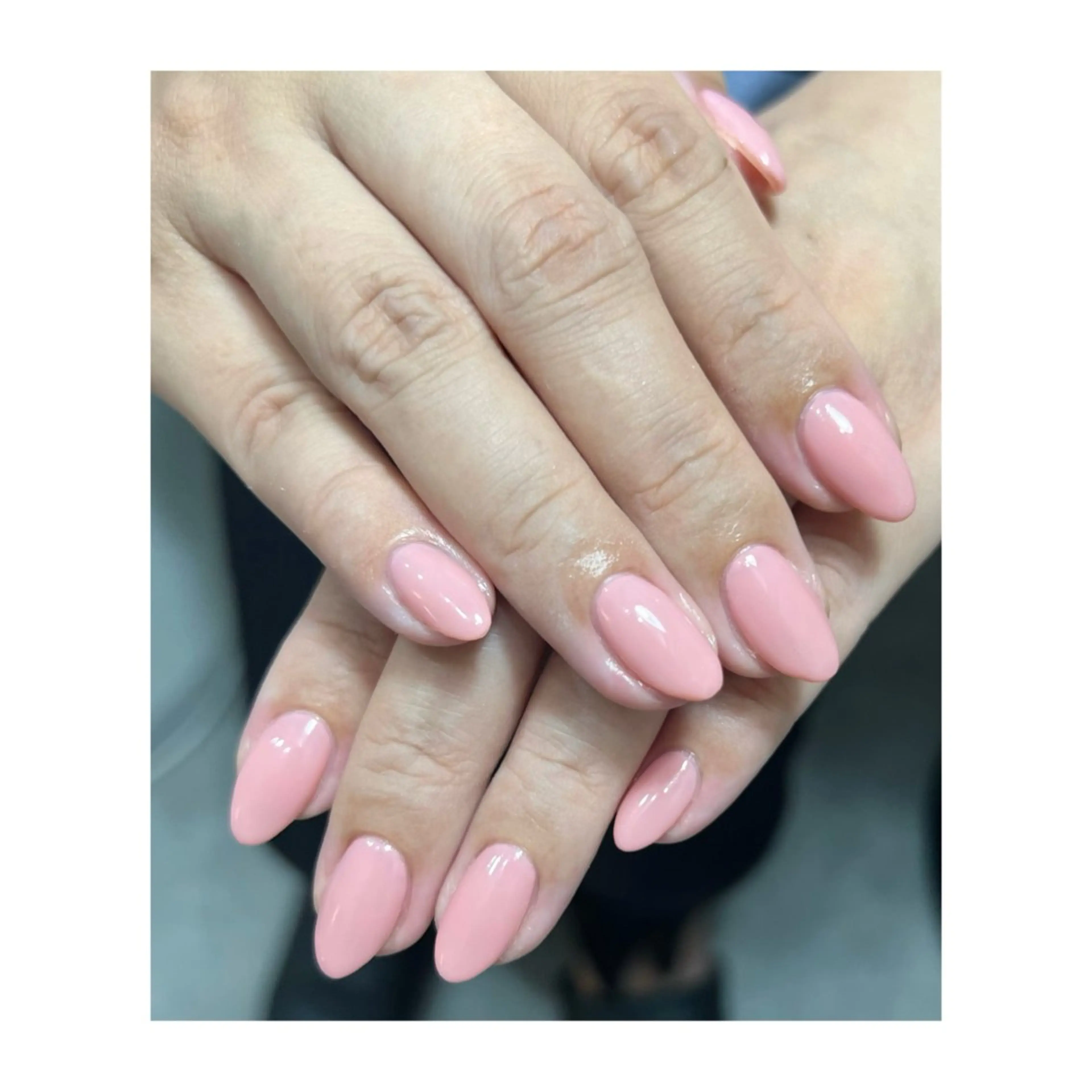 《オフ込みフィルイン》ワンカラー/ラメワンカラー/ラメグラデーション(下地クリア)の写真