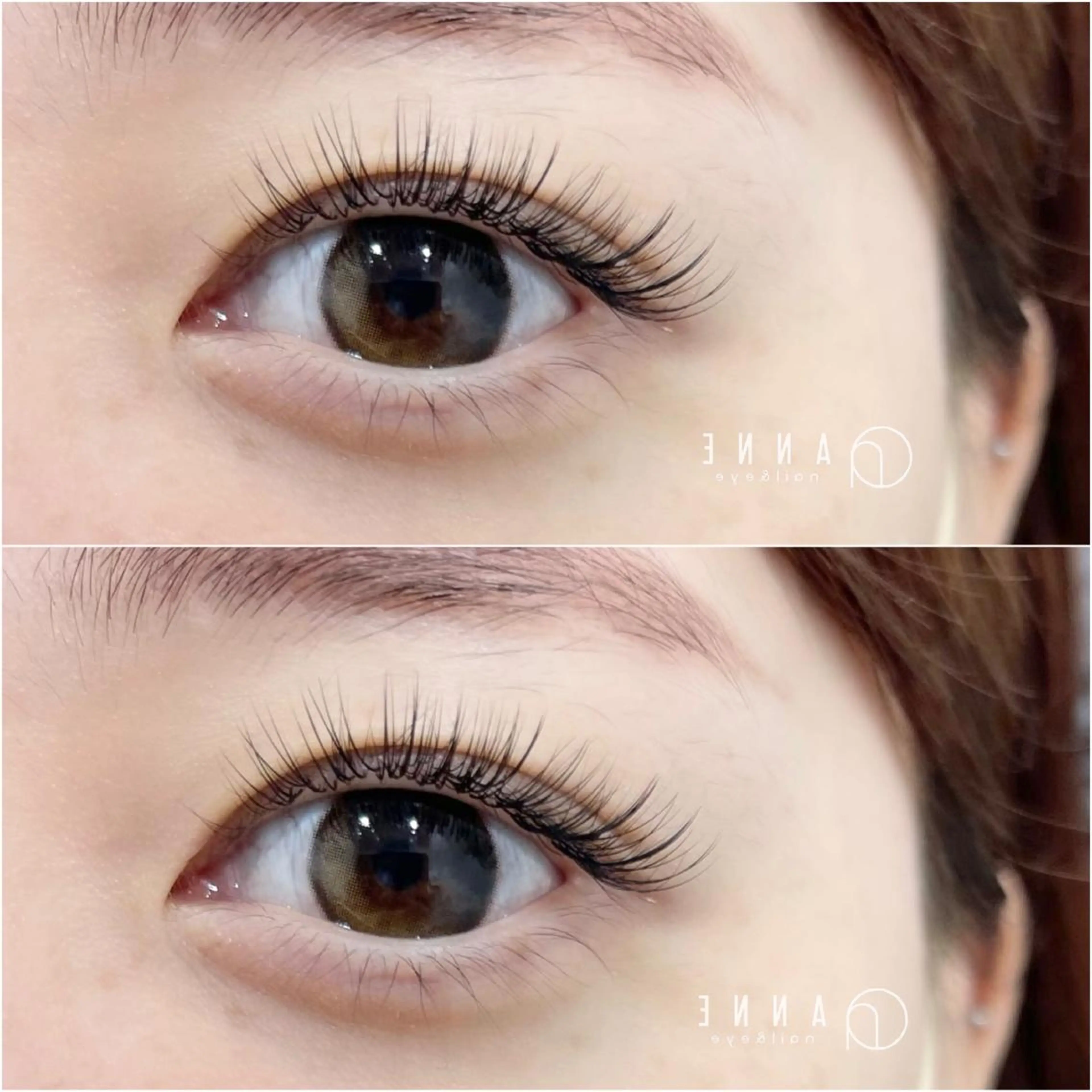 マツエク・マツパ ナチュラル セーブル ANNE梅田ALLYS店所属・高松 せりなのマツエク・マツパデザイン