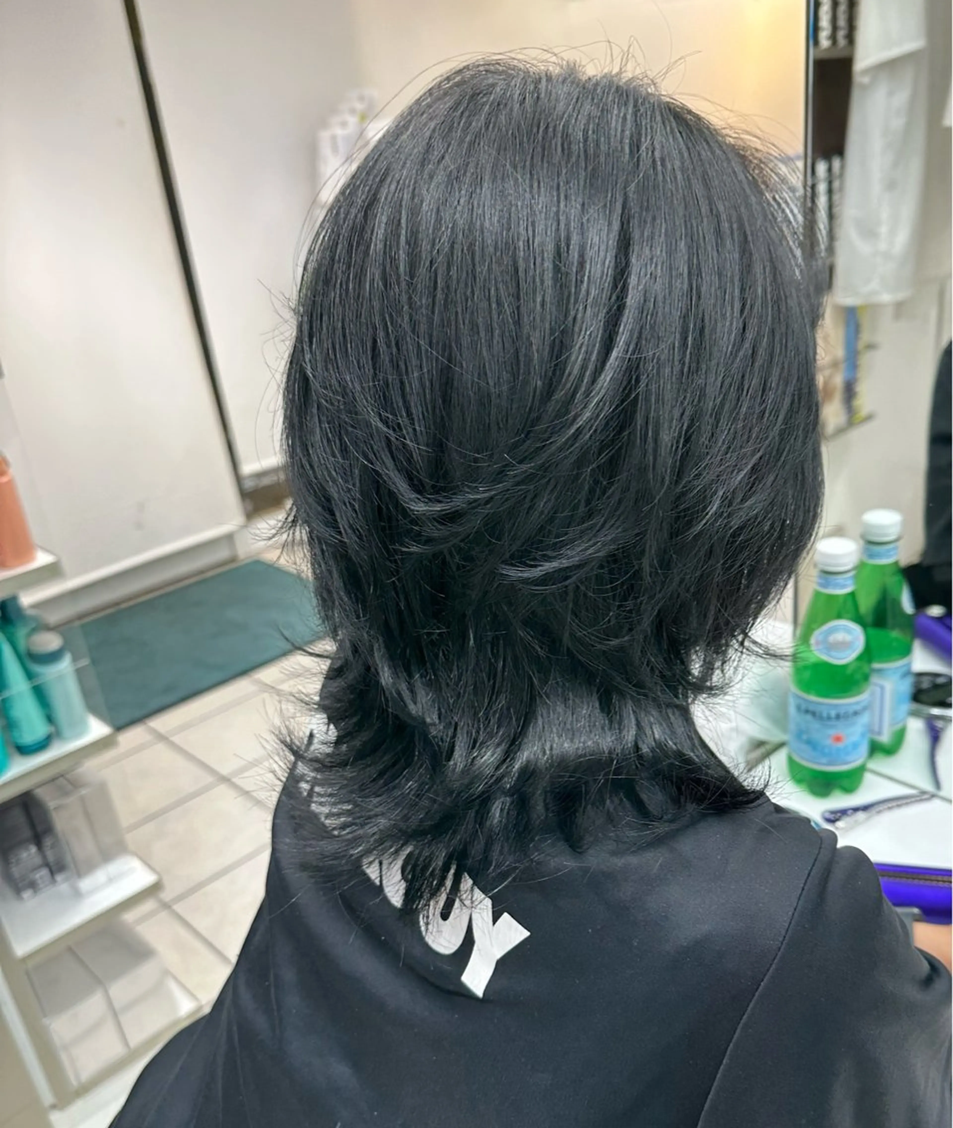 ミディアム 星野 菜月のヘアスタイル