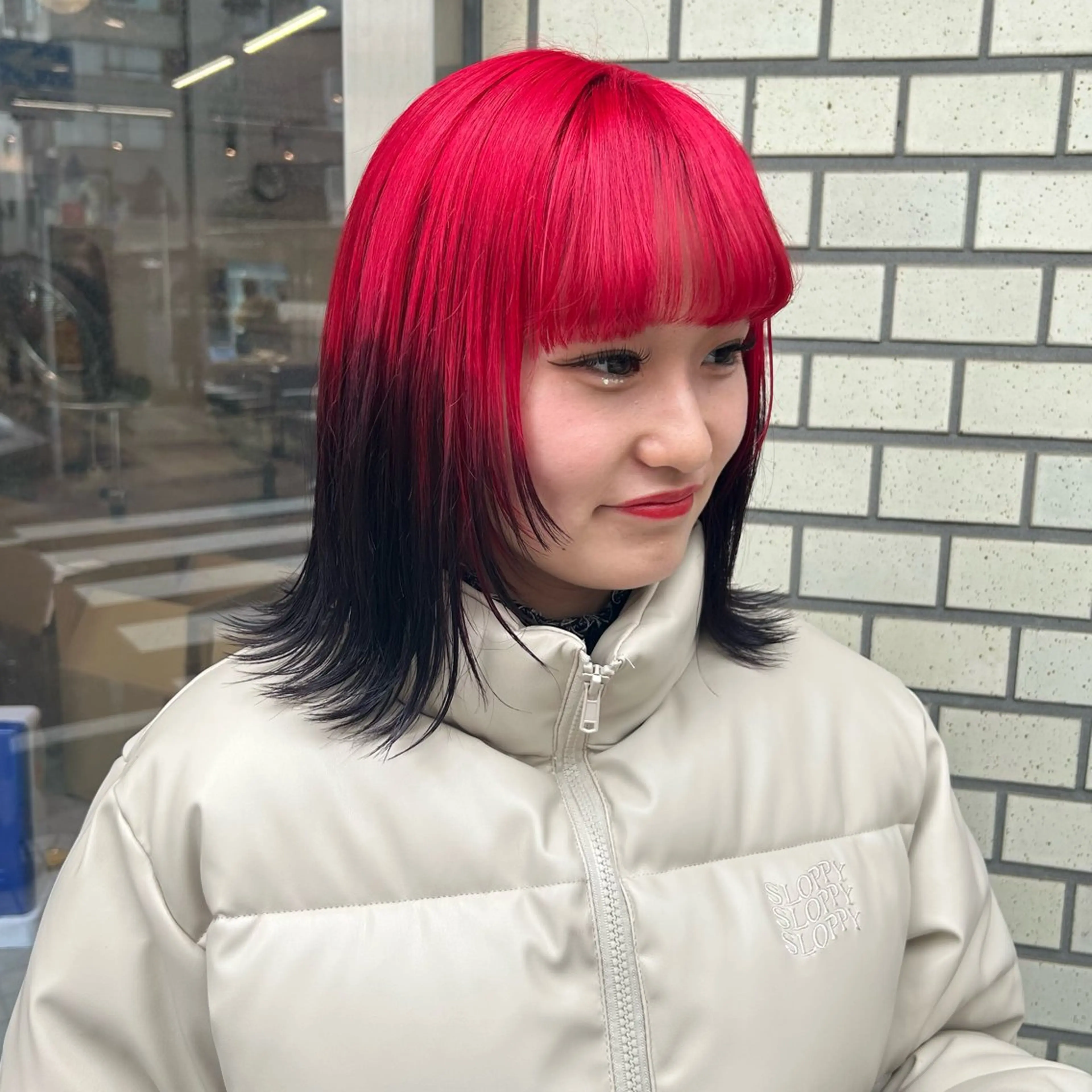 ミディアム カラー デザインカラー 🥨HAZUKiのヘアスタイル