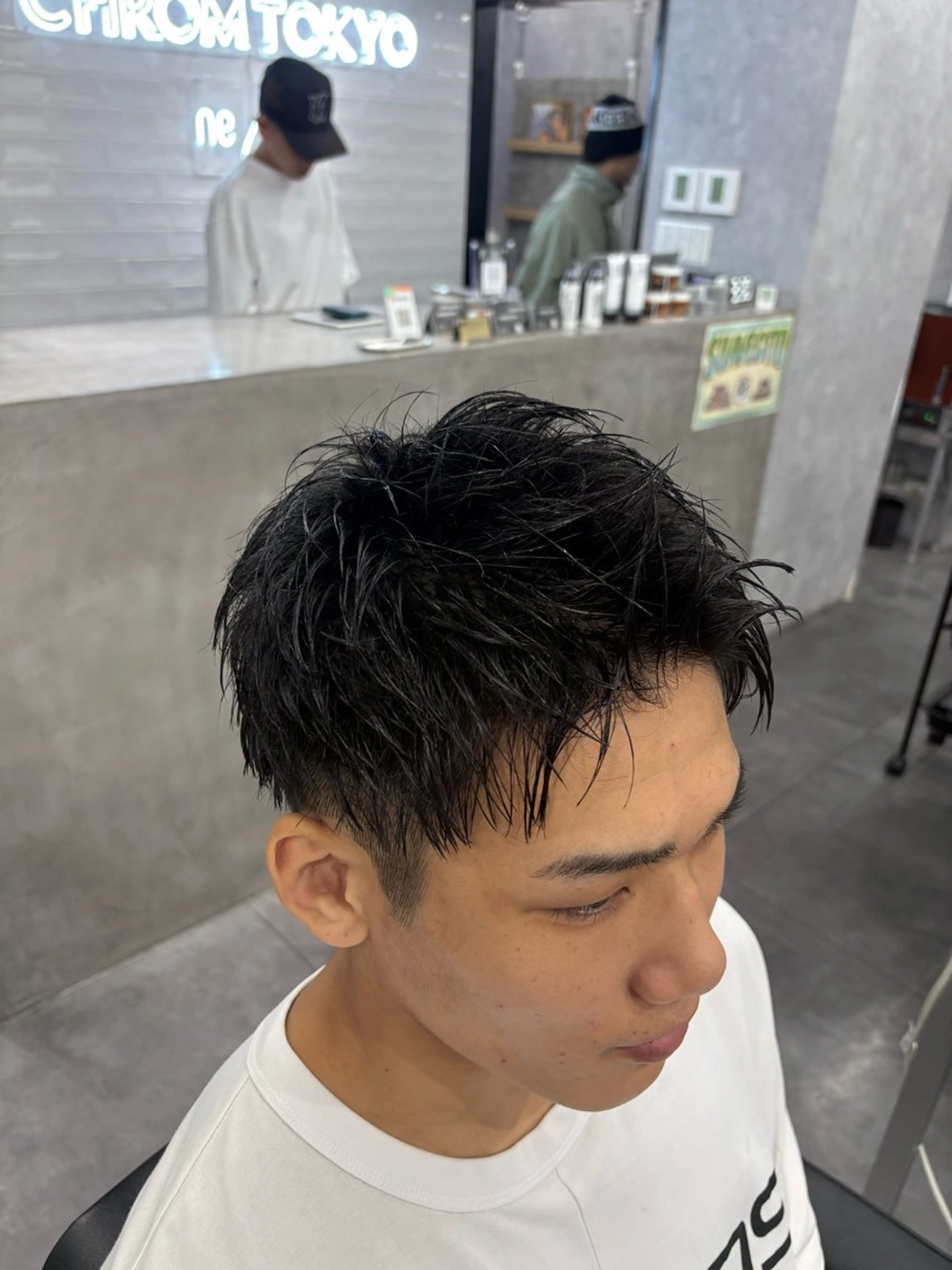 ショート メンズ カット 本間 颯太のヘアスタイル