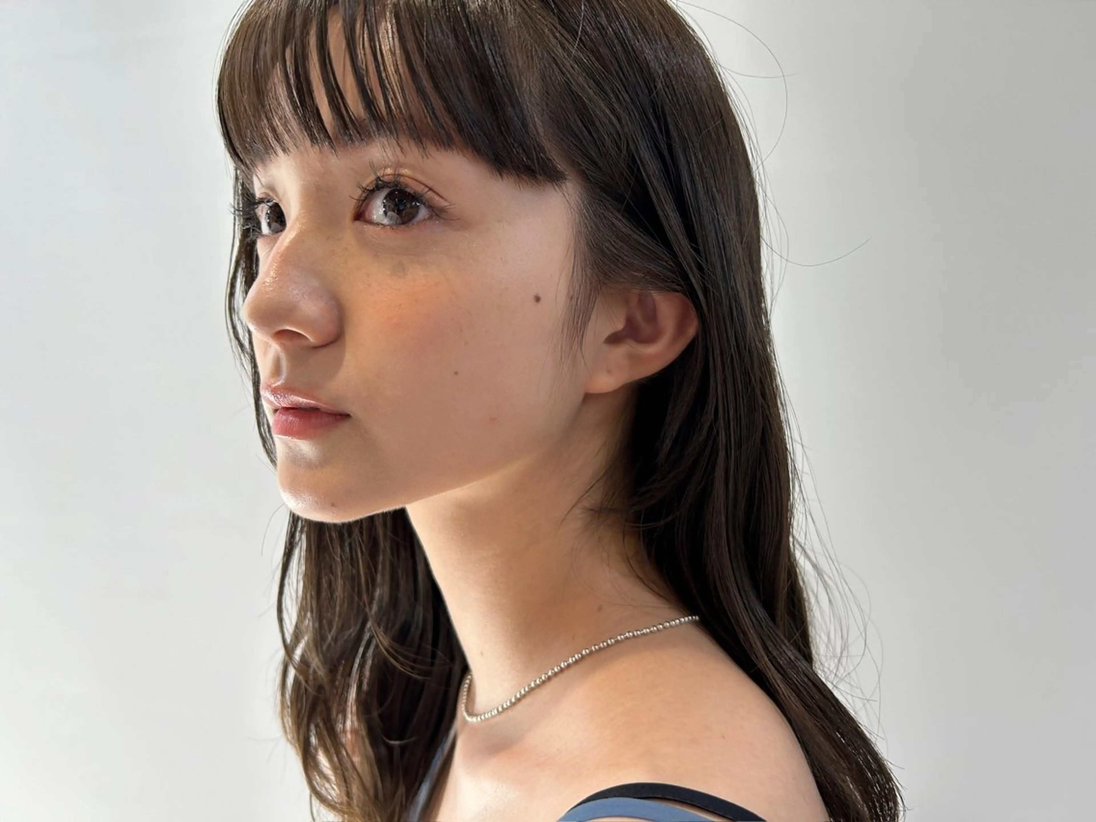 セミロング ヘアアレンジ ヒロミ/アレンジ/ アンニュイ/透け感のヘアスタイル