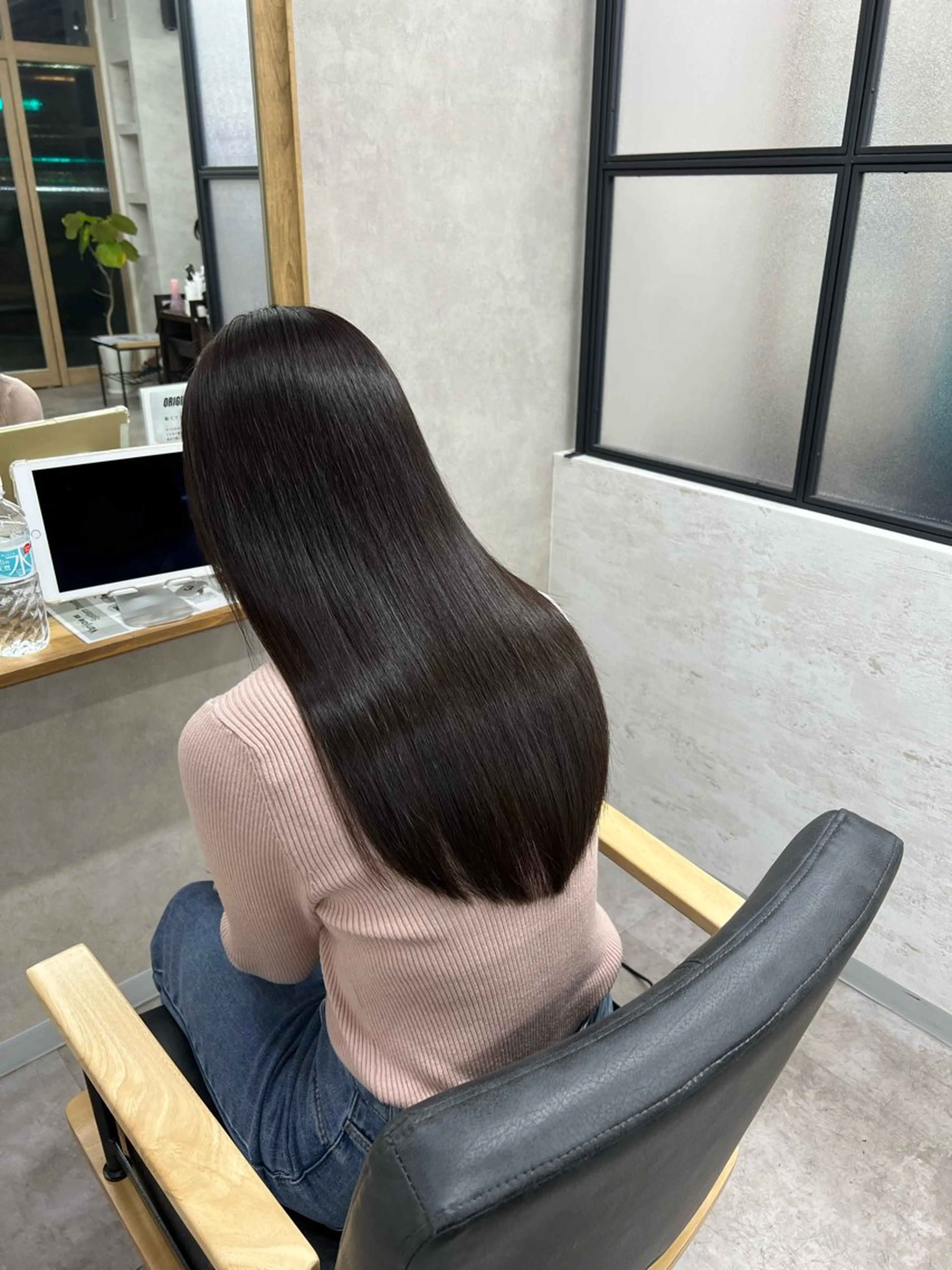 ロング 縮毛矯正 カット 縮毛矯正 トリートメント 前田詠吉 soaFLEARのヘアスタイル