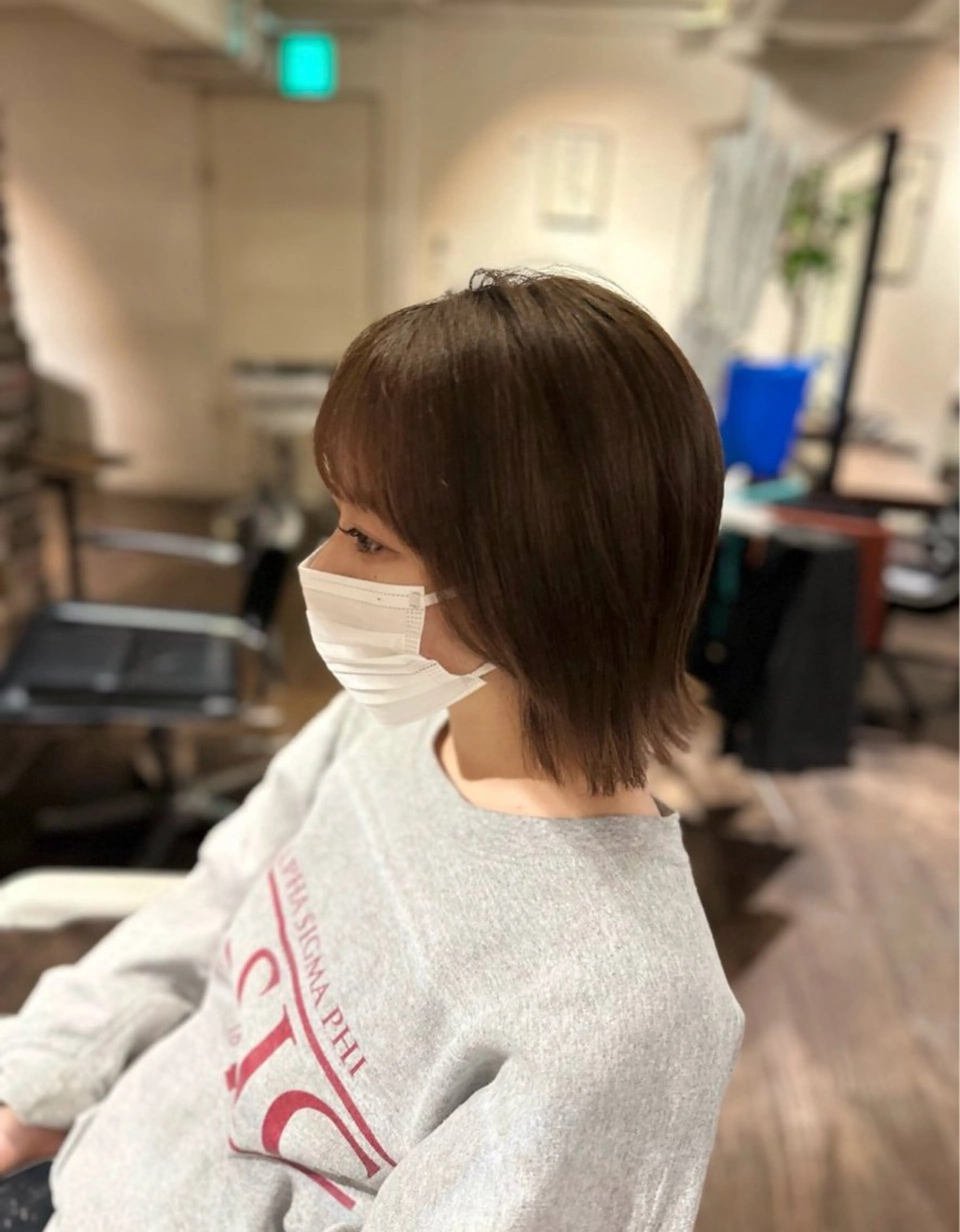 ミディアム つじ なちのヘアスタイル
