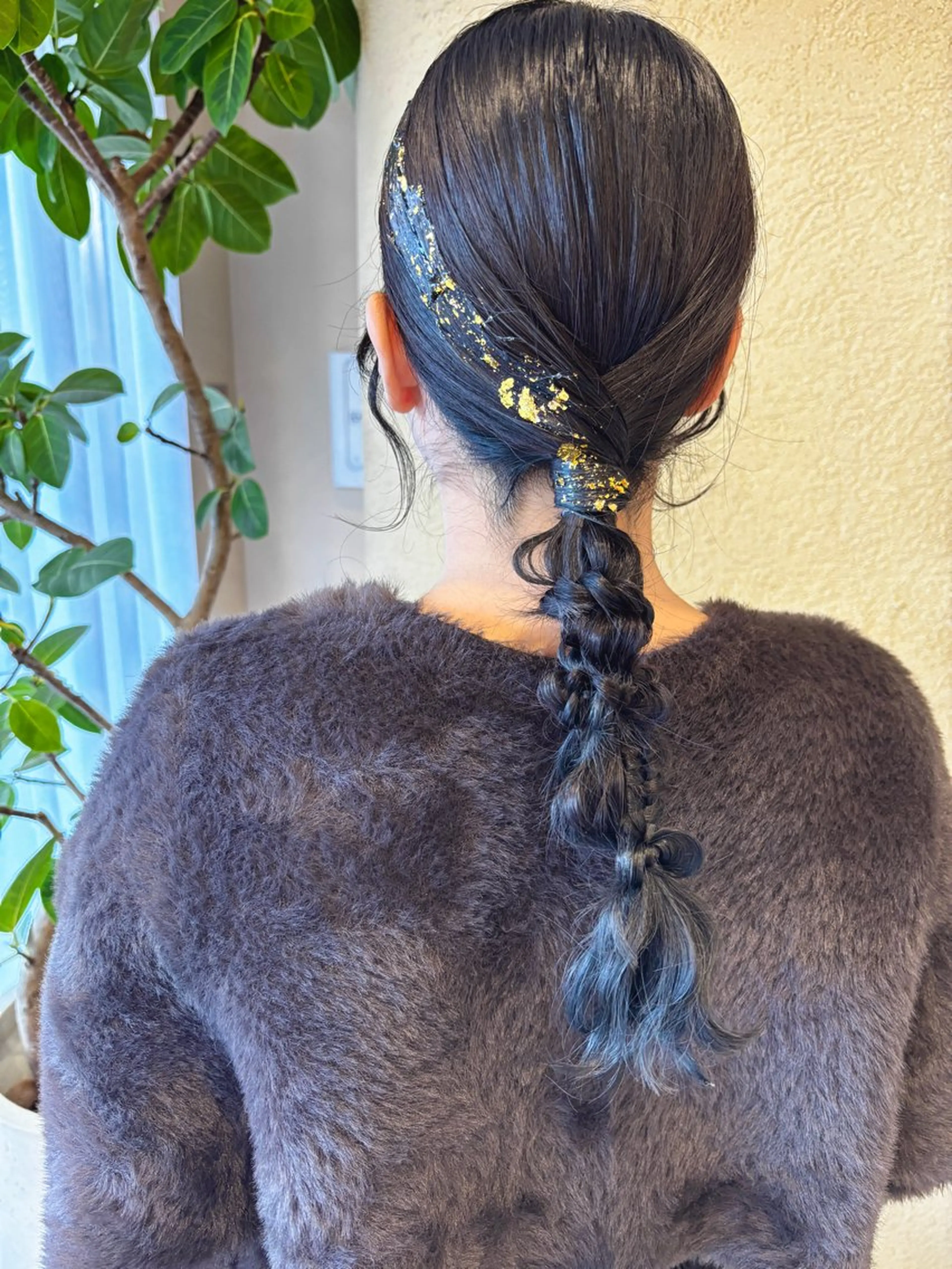 ロング ヘアアレンジ え りのヘアスタイル