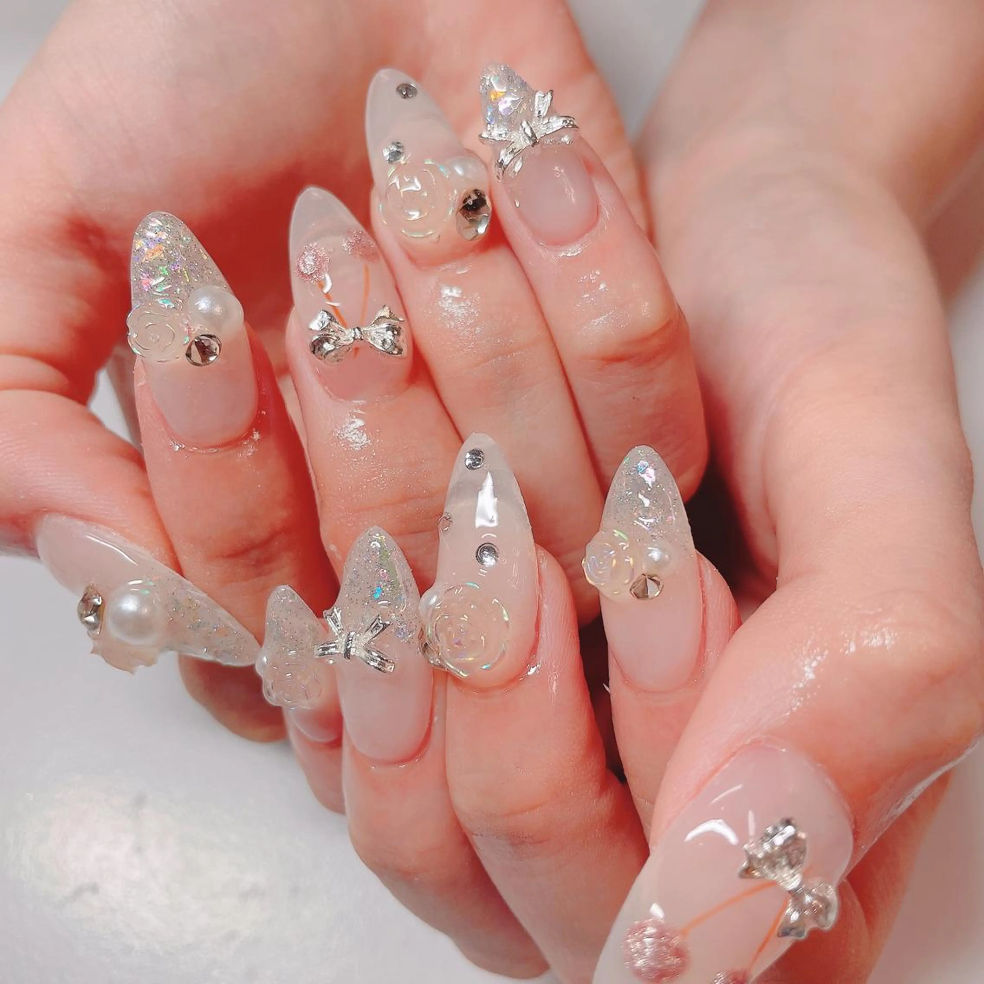 ネイル ハンドネイル ハンドケア パラジェル💅 オフ無料Pi.Harのネイルデザイン