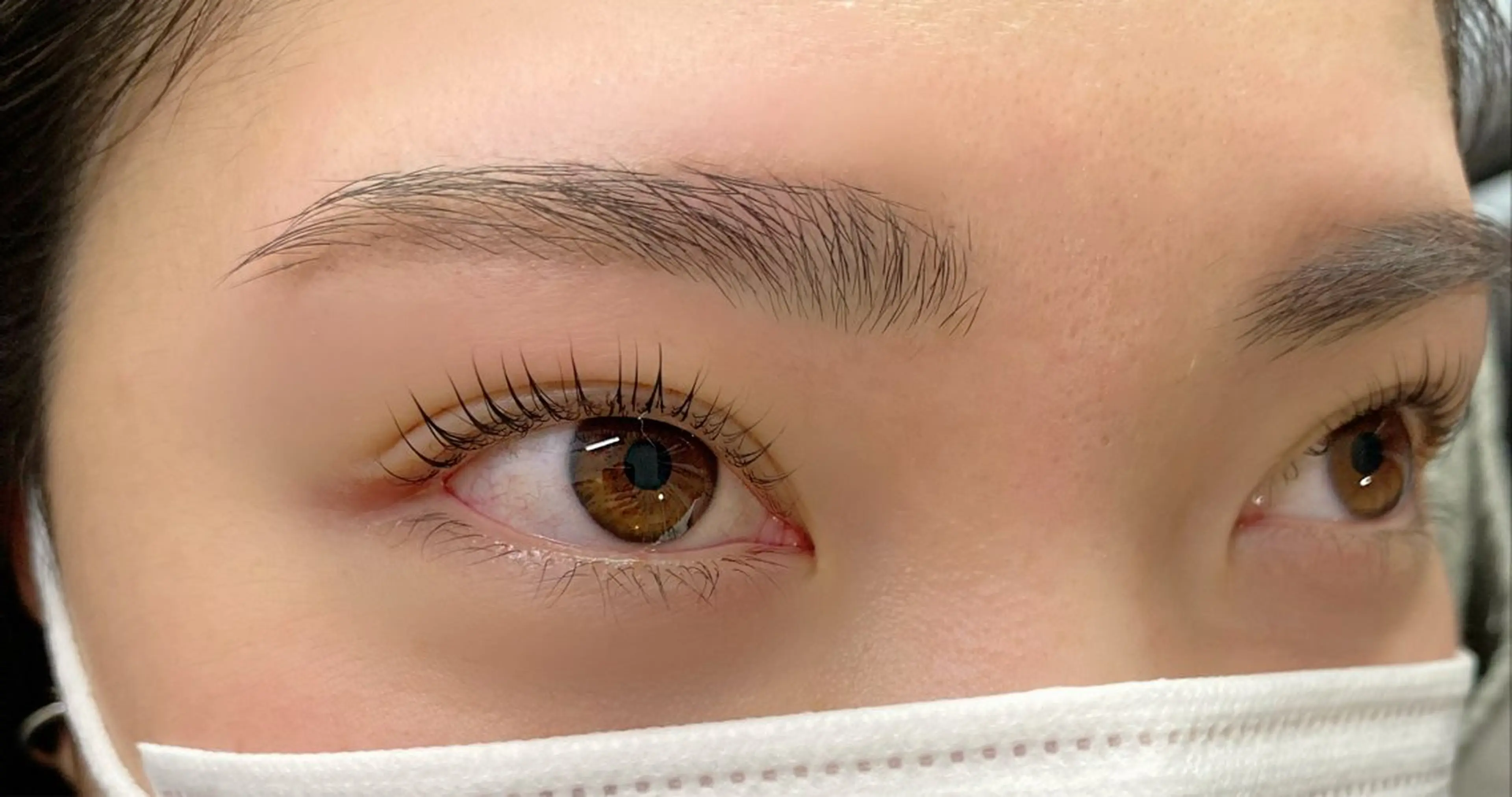 まつ毛パーマ＋眉ワックスの写真