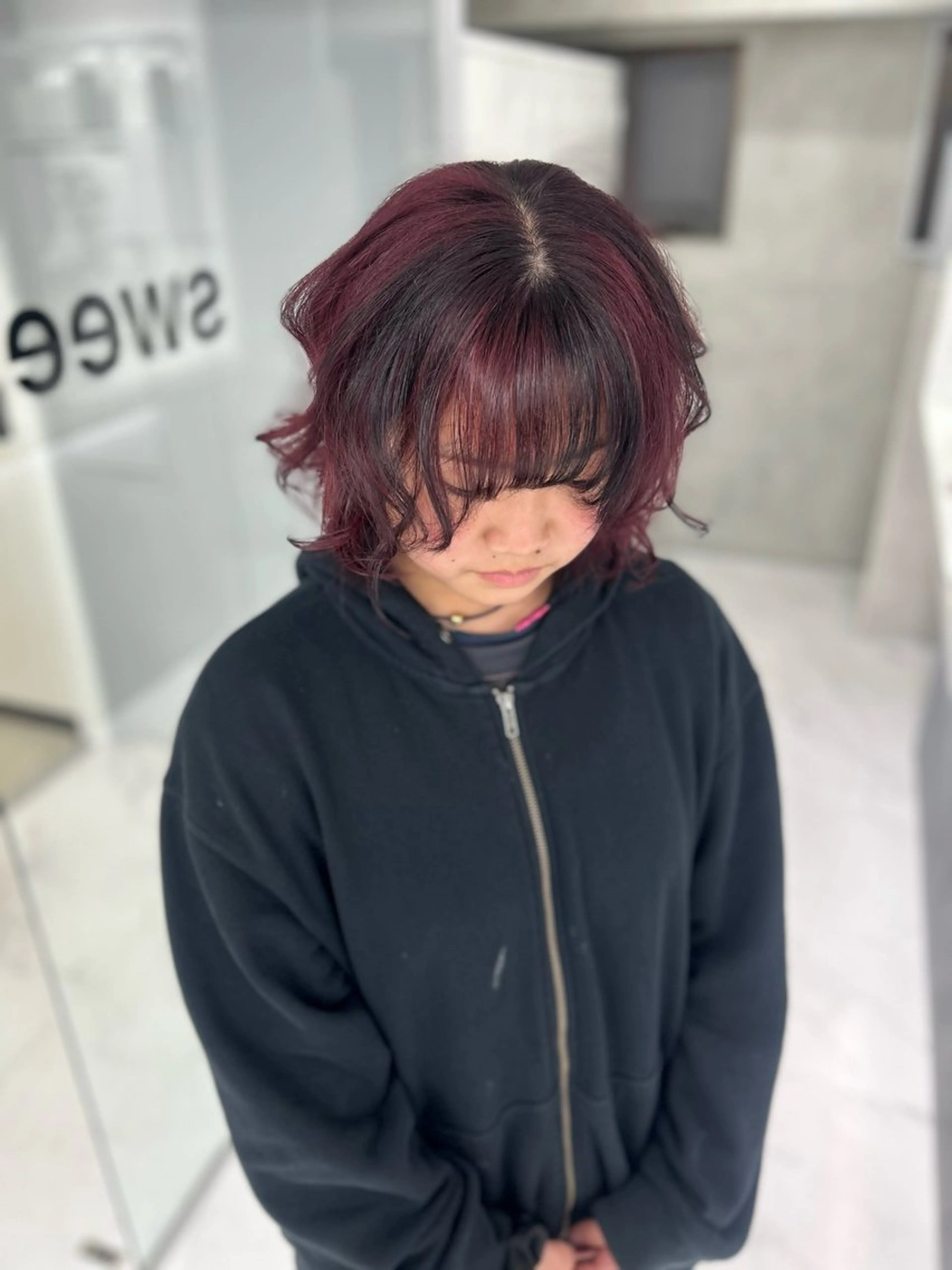 カラー ブリーチ 髪質改善 ヘアカラー ️💜akari💜 ハイトーン/レイヤーのヘアスタイル