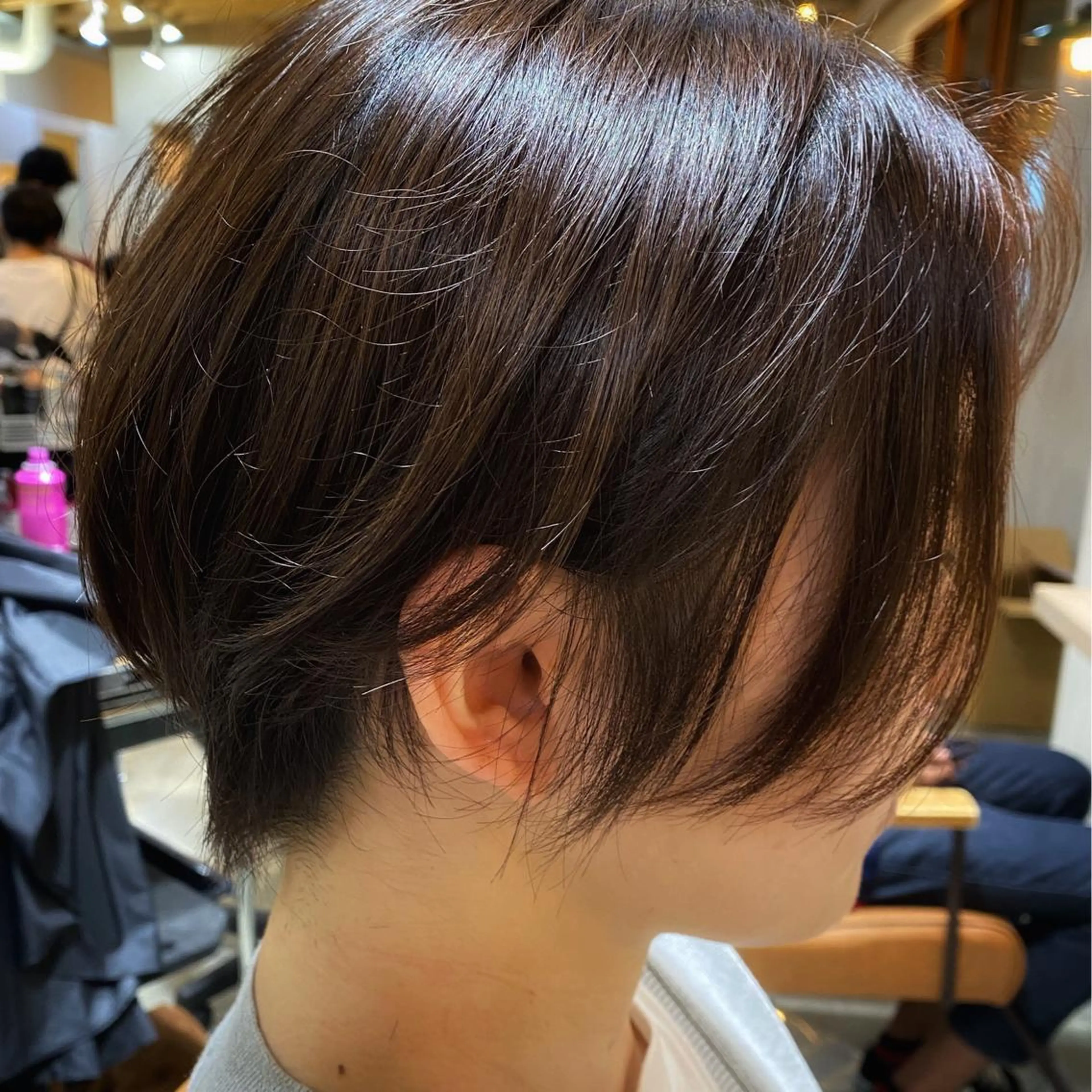 ショート カラー ショートヘア 米林 遼のヘアスタイル