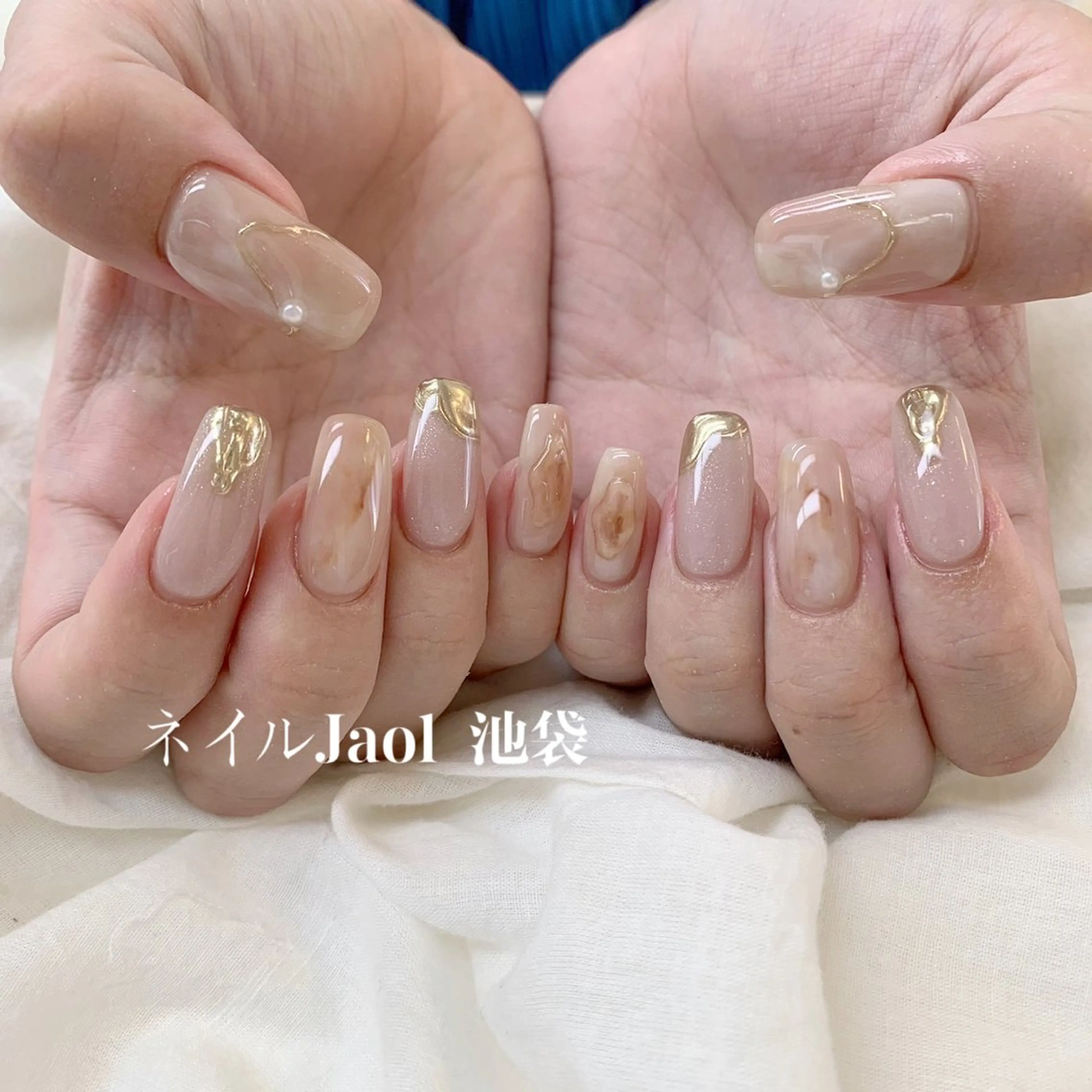 ミディアム ハンドネイル nail jaol池袋店所属・ネイルJaol 池袋のネイルデザイン