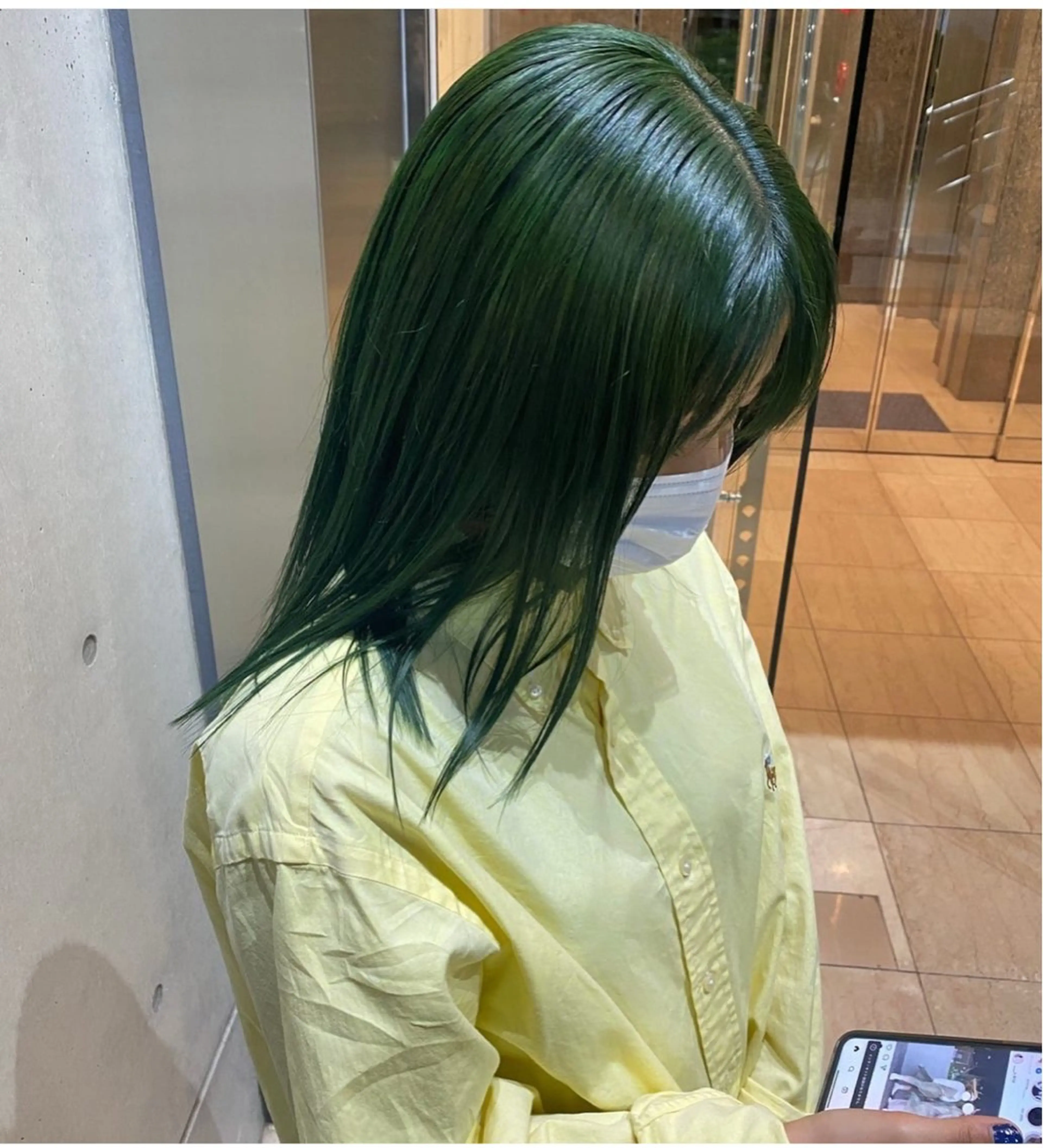 セミロング 酒徳 唯斗のヘアスタイル