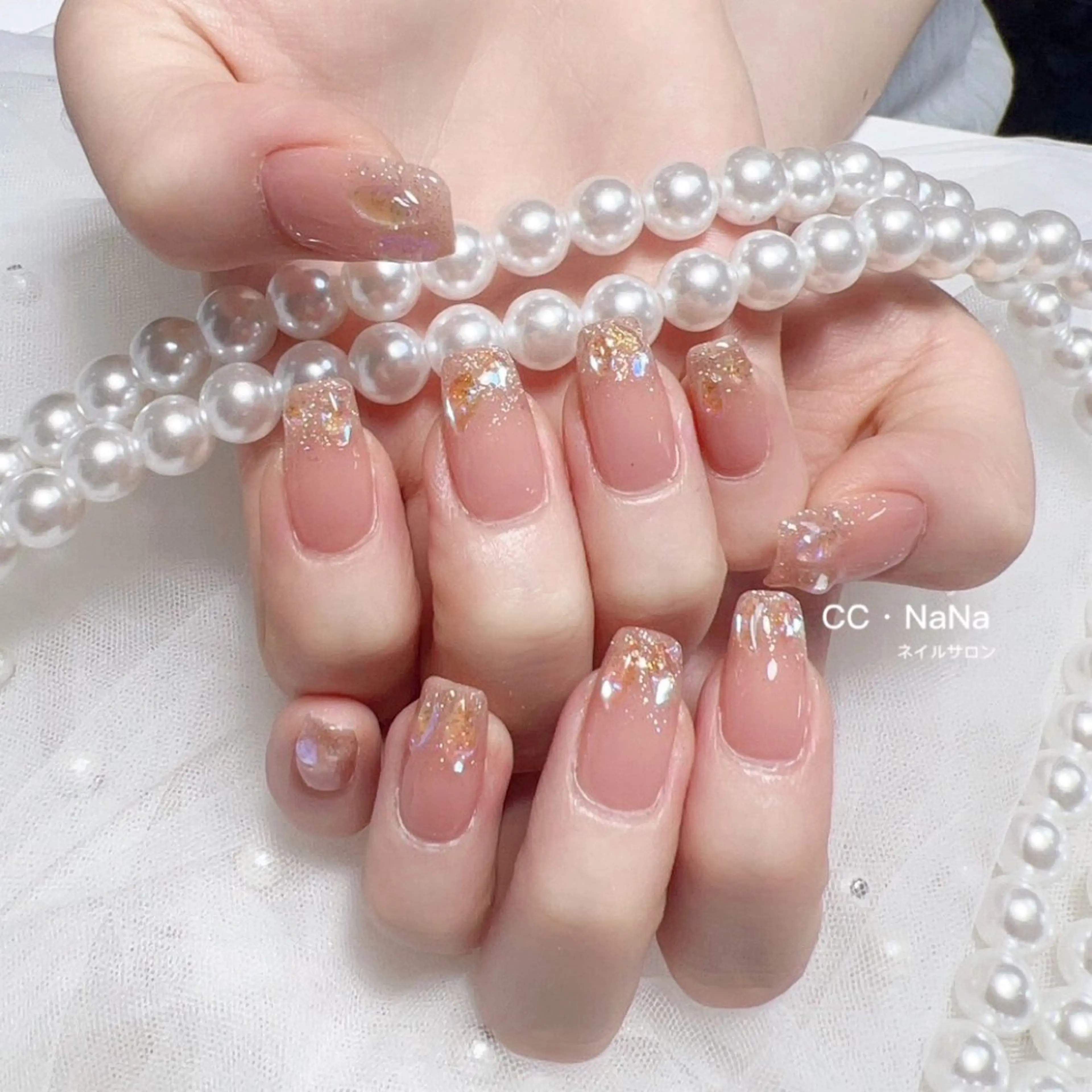 【初回オフ無料✨ケア込み】✨ミニモ限定価格✨話題の氷ワンホンネイル✨【当日予約OK】パラジェル変更可能の写真