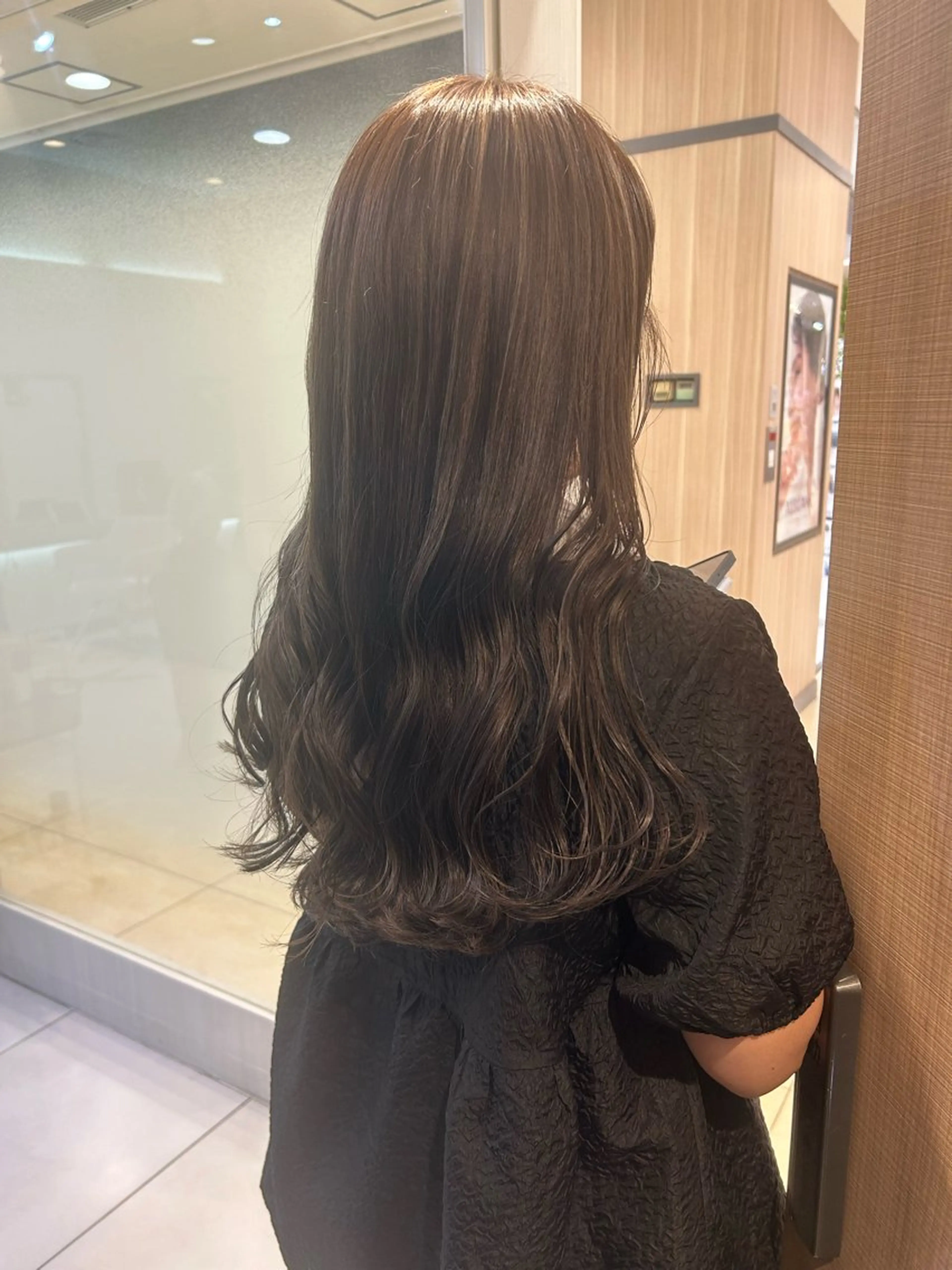 ロング カラー カット ヘアカラー トリートメント 似合わせカラー/艶 髪質改善/ヨシザキのヘアスタイル