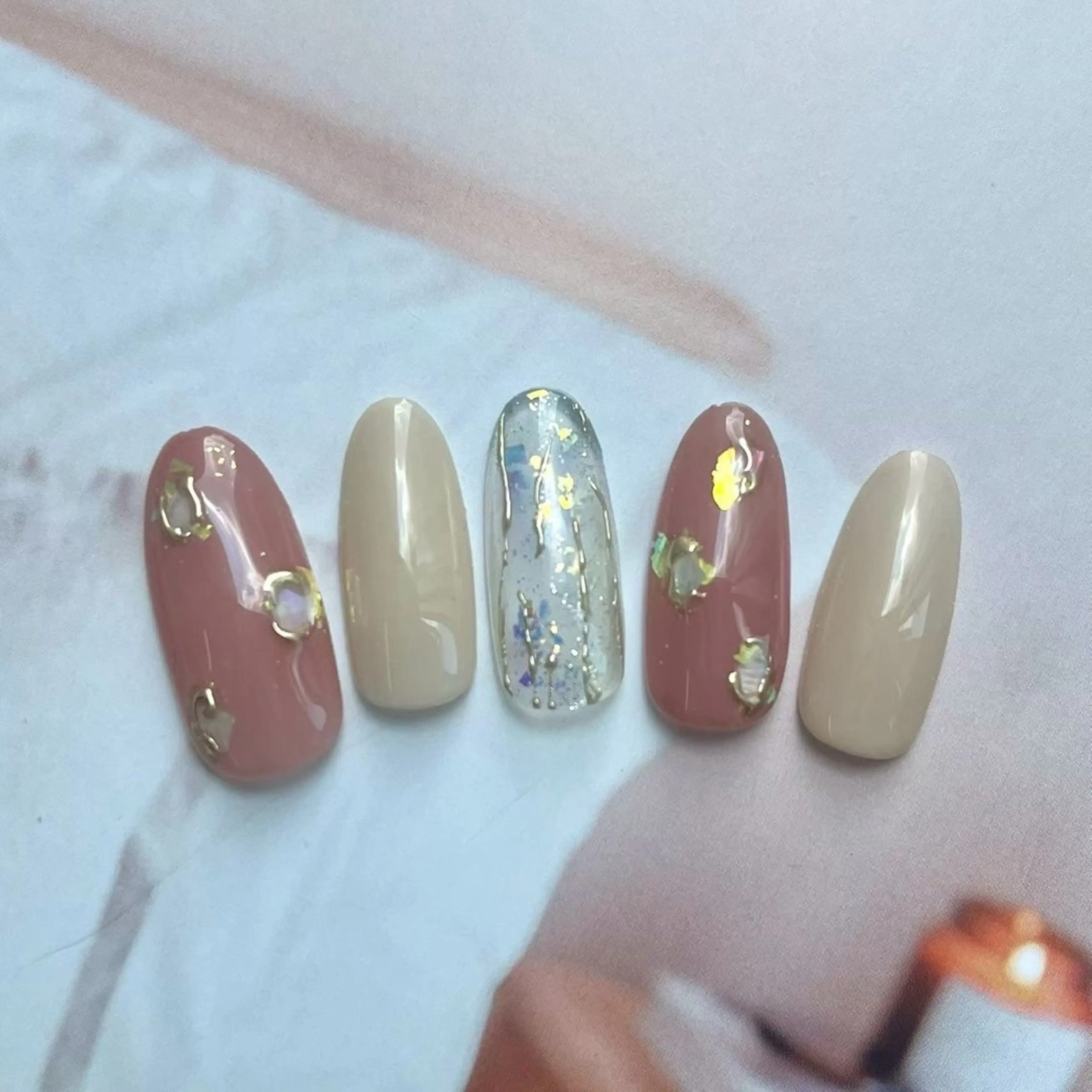 ネイル ⭐︎休業中の練習⭐︎ JNA認定講師髙橋のネイルデザイン