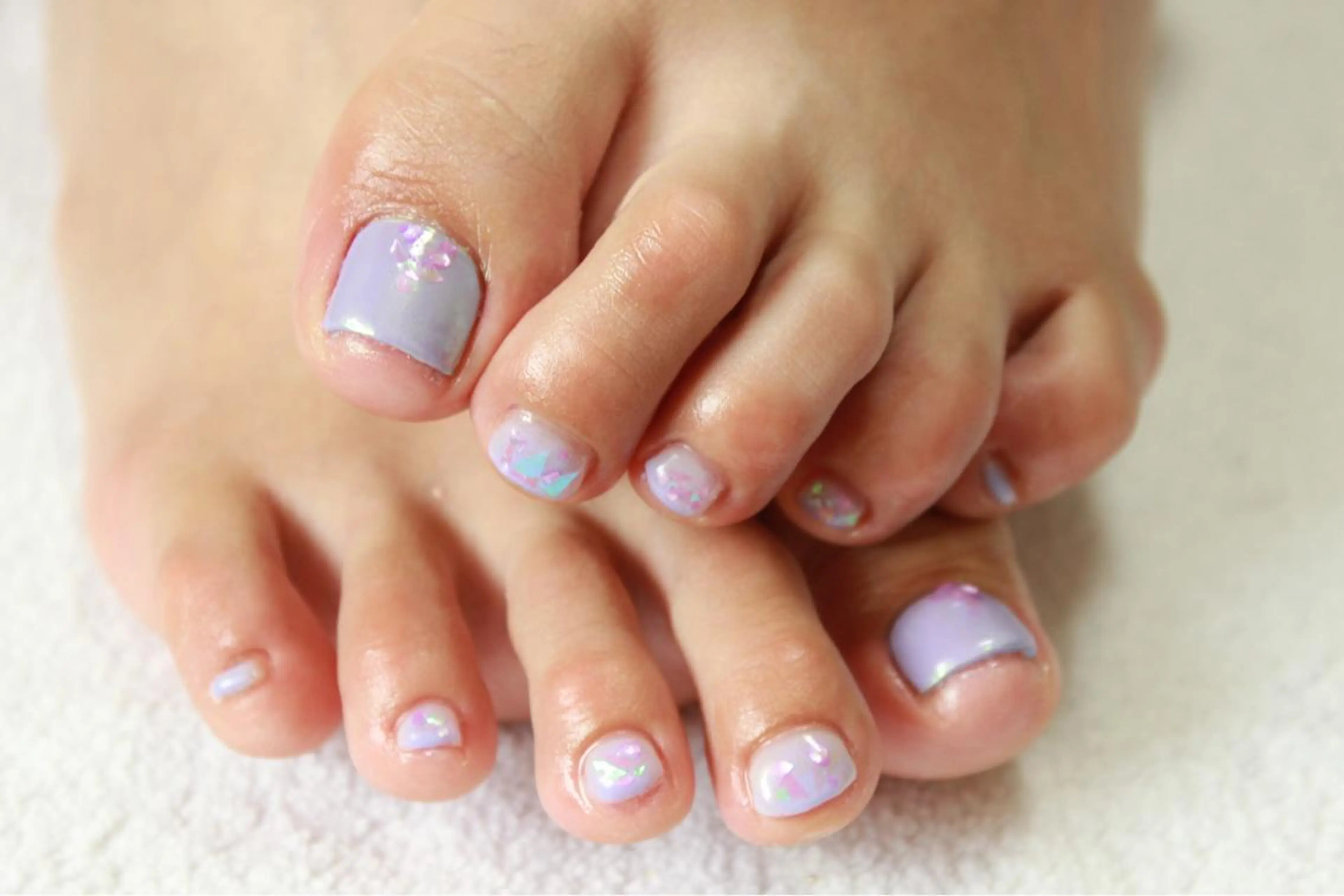 フットネイル持ち込みデザインやり放題の写真