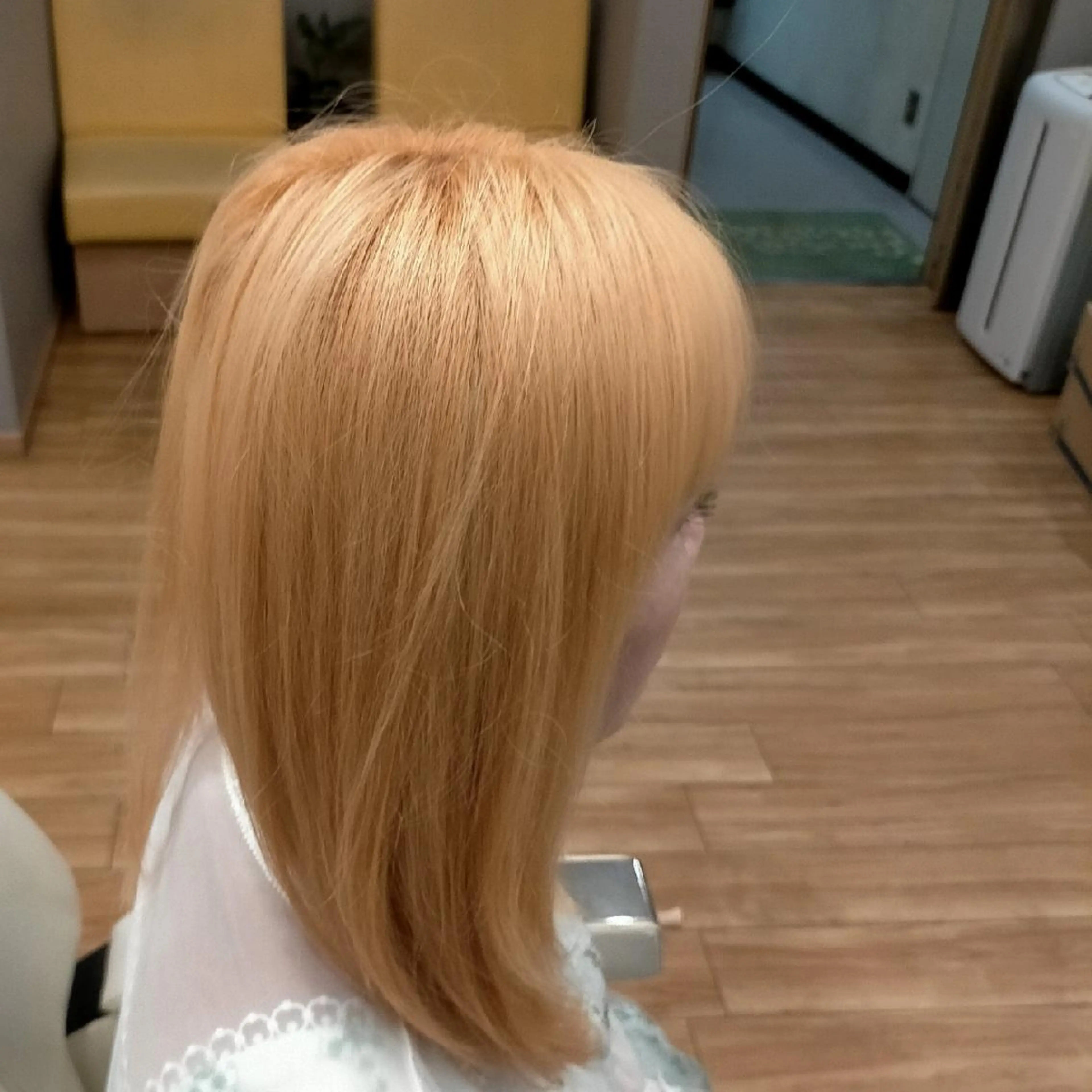 カラー ブリーチ ヘアー オレのヘアスタイル