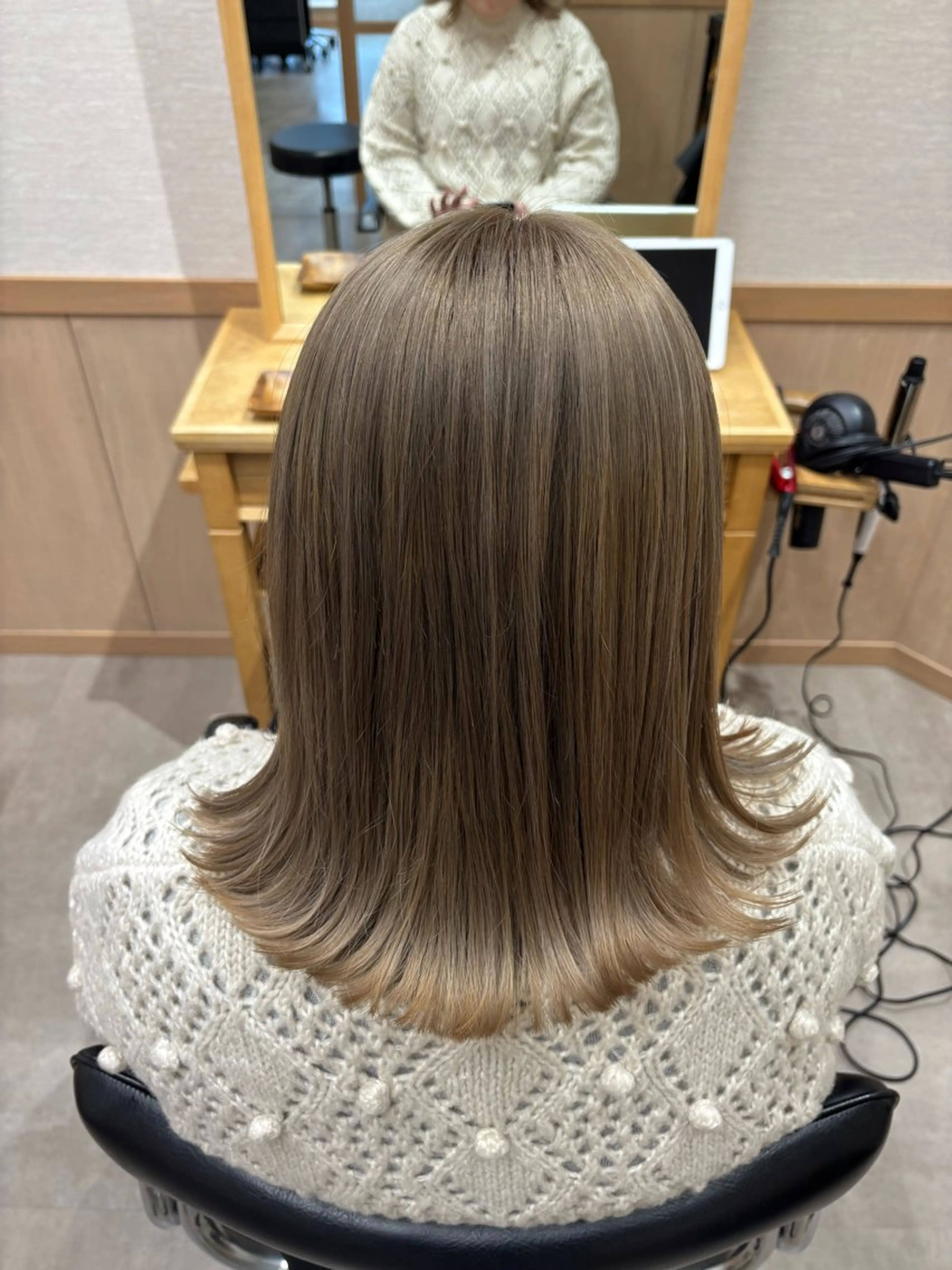 ミディアム カラー カット ヘアカラー miho 🌼🌼🌼のヘアスタイル