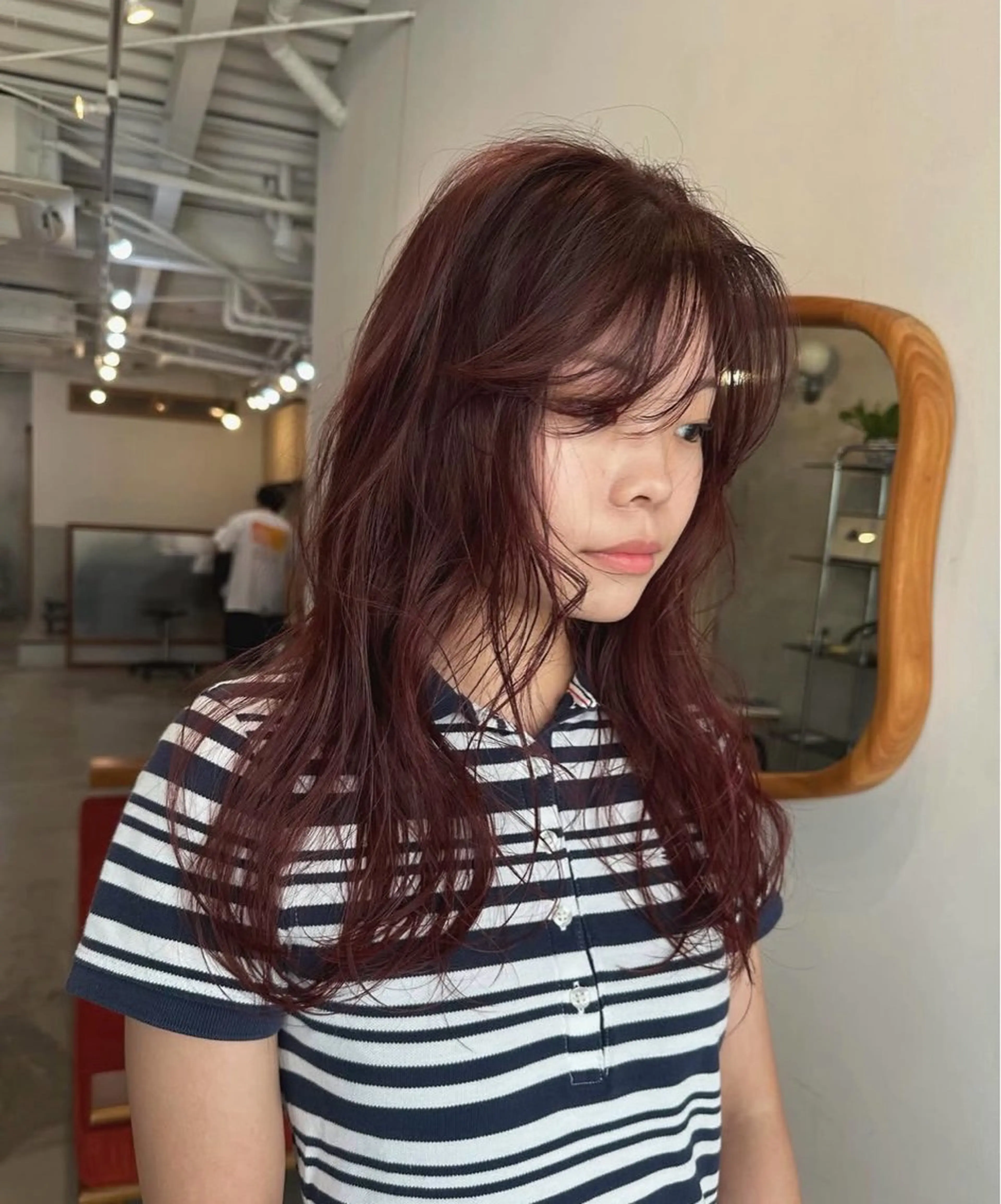 ロング カラー ヘアカラー トリートメント momona / Eng okのヘアスタイル