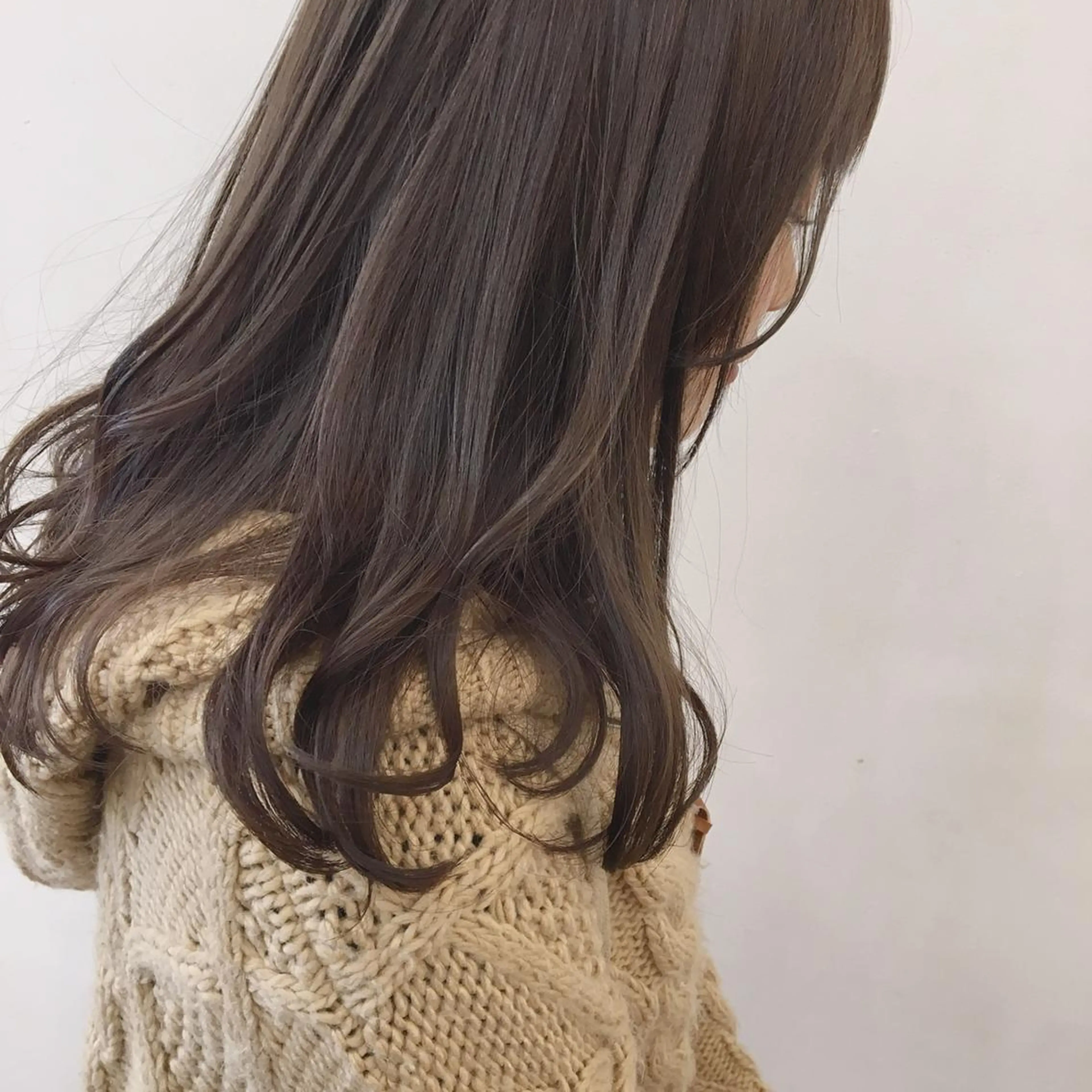 ロング カラー グレージュ beauty   beast 西新店のヘアスタイル