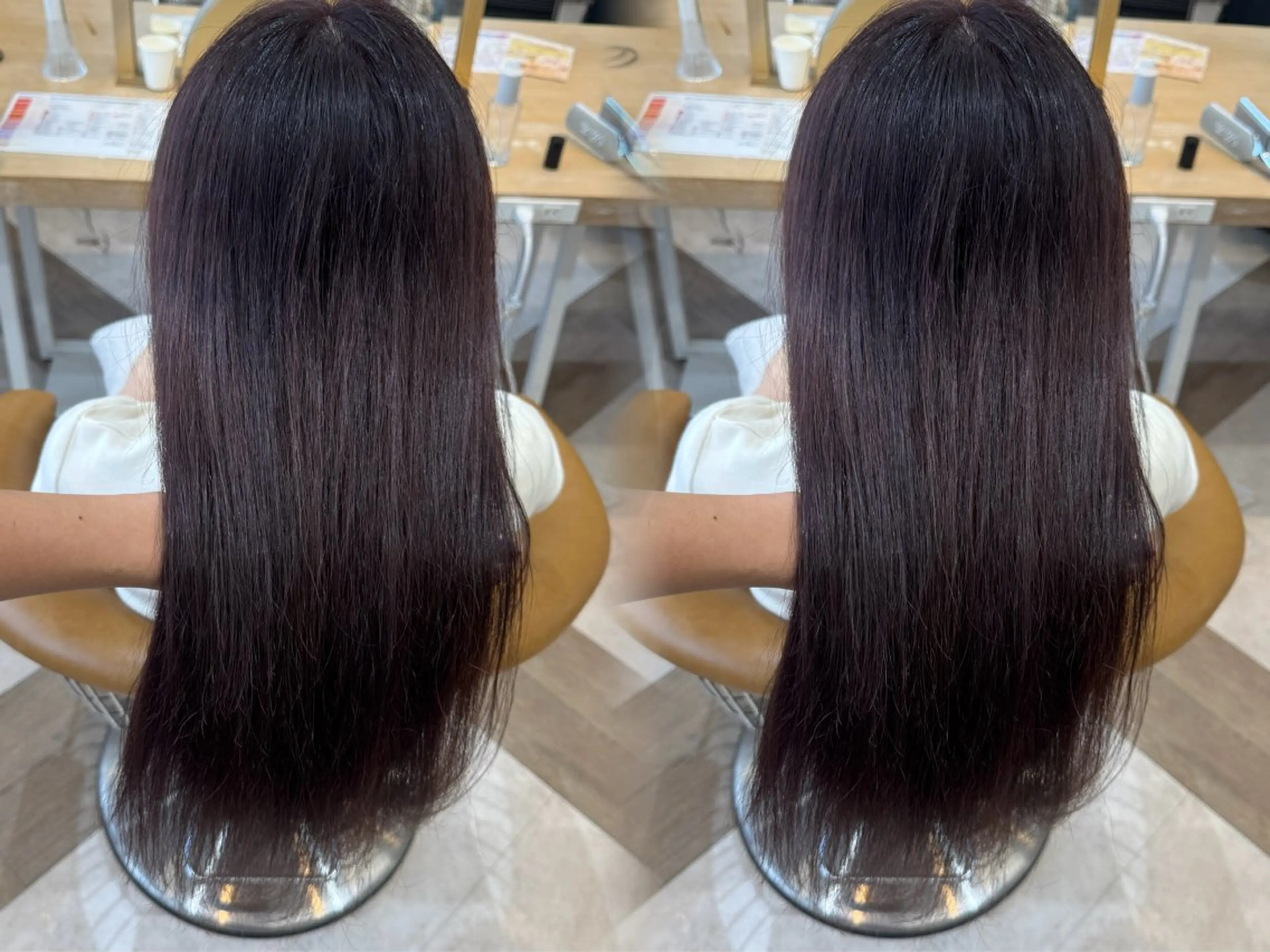 ロング カラー 橋本 りくのヘアスタイル