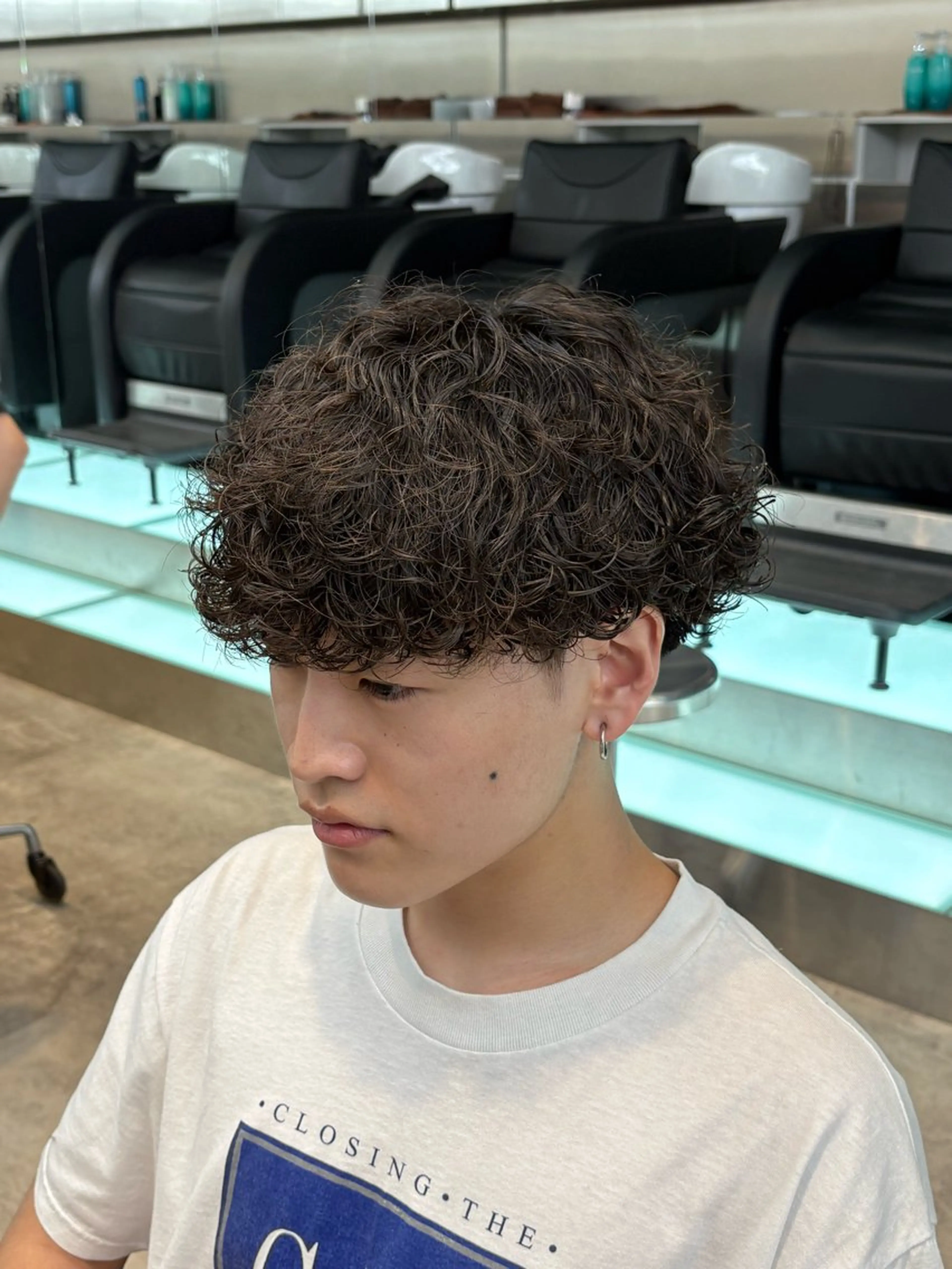 パーマ メンズ カット パーマ fifth 武正 琉生のヘアスタイル