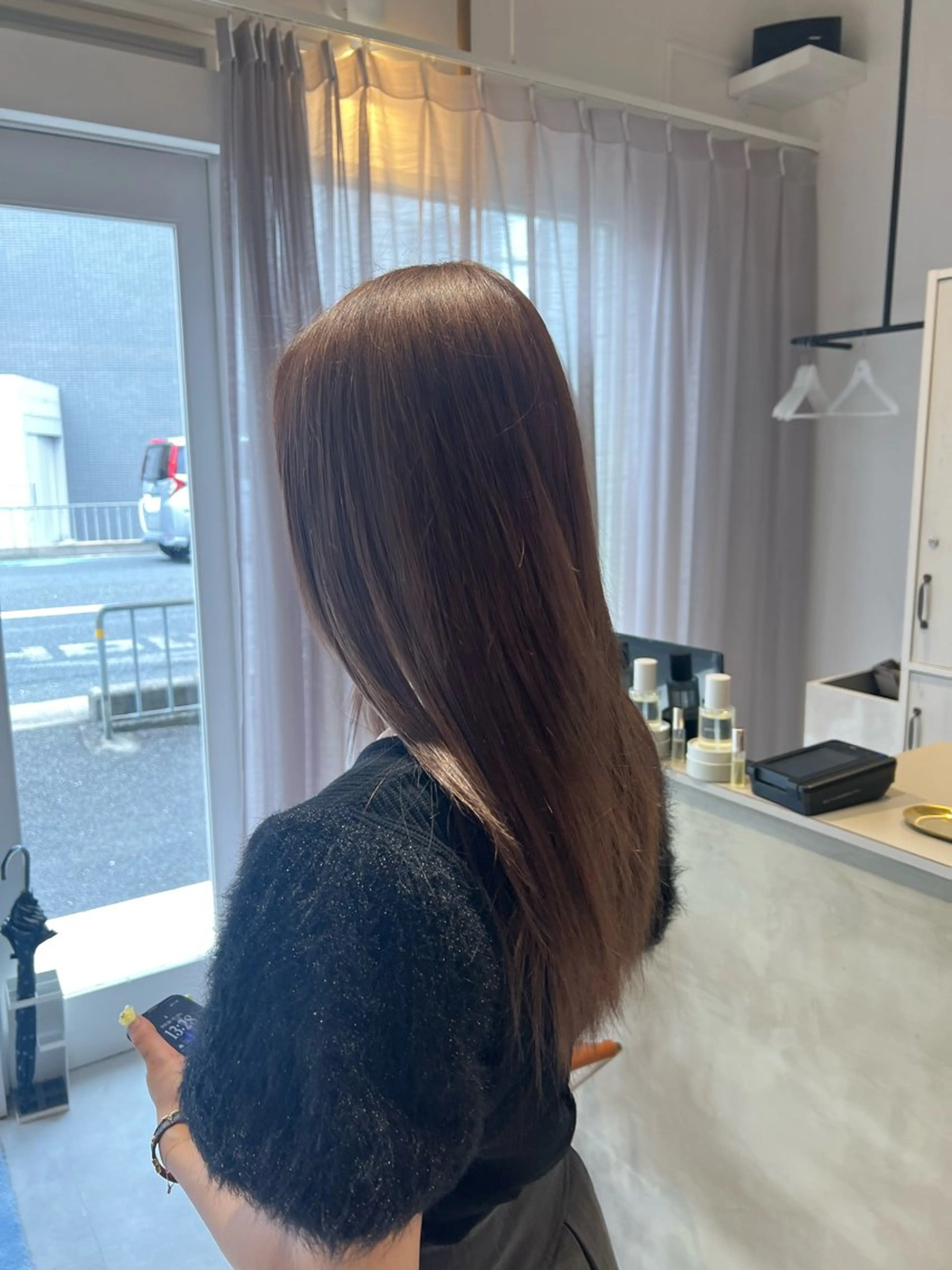 ロング カラー ブリーチ 透明感カラー ✨艶髪職人艶カラー✨ 中本輝人のヘアスタイル