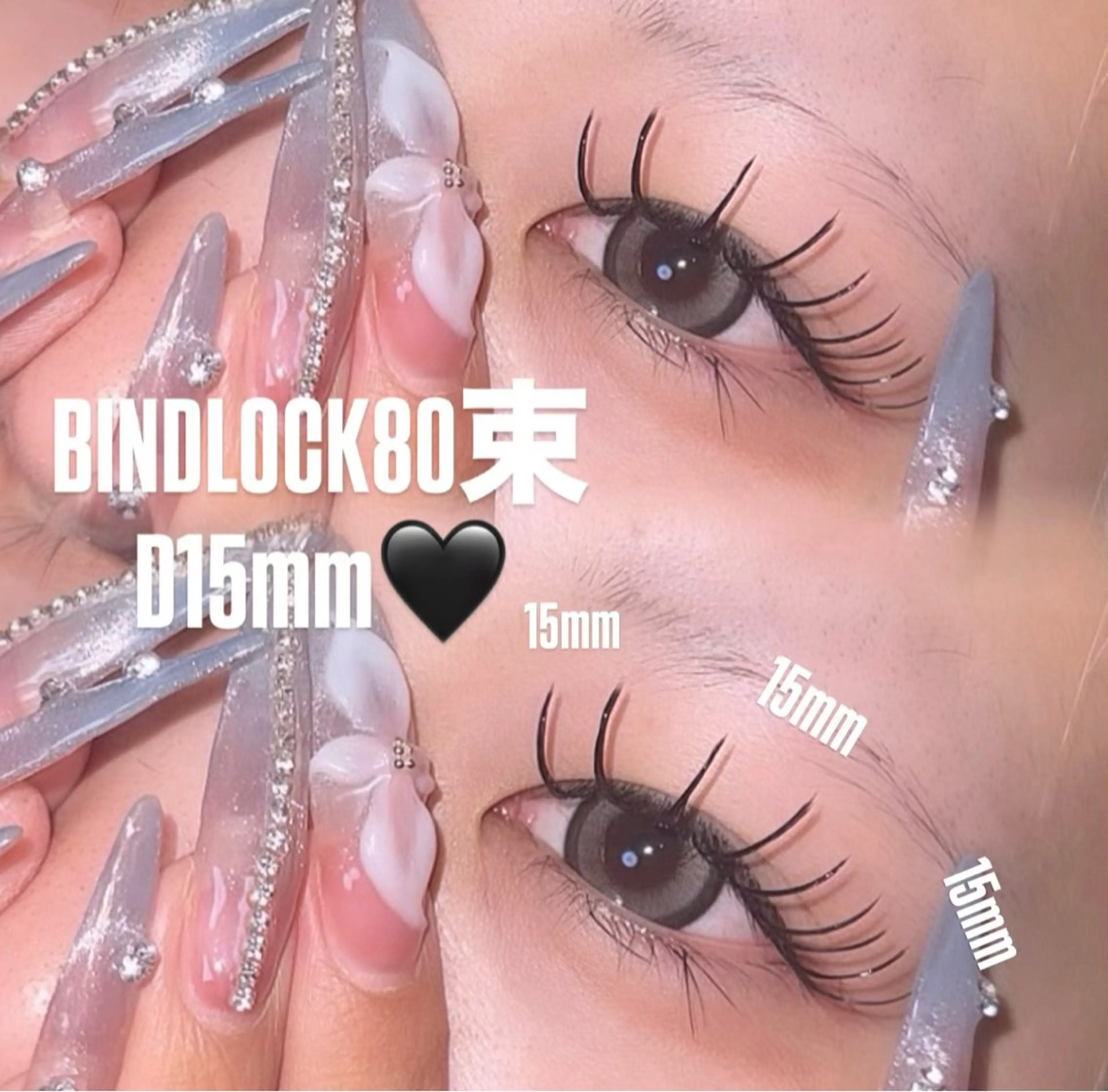 マツエク・マツパ BAMBI 🖤honoのマツエク・マツパデザイン