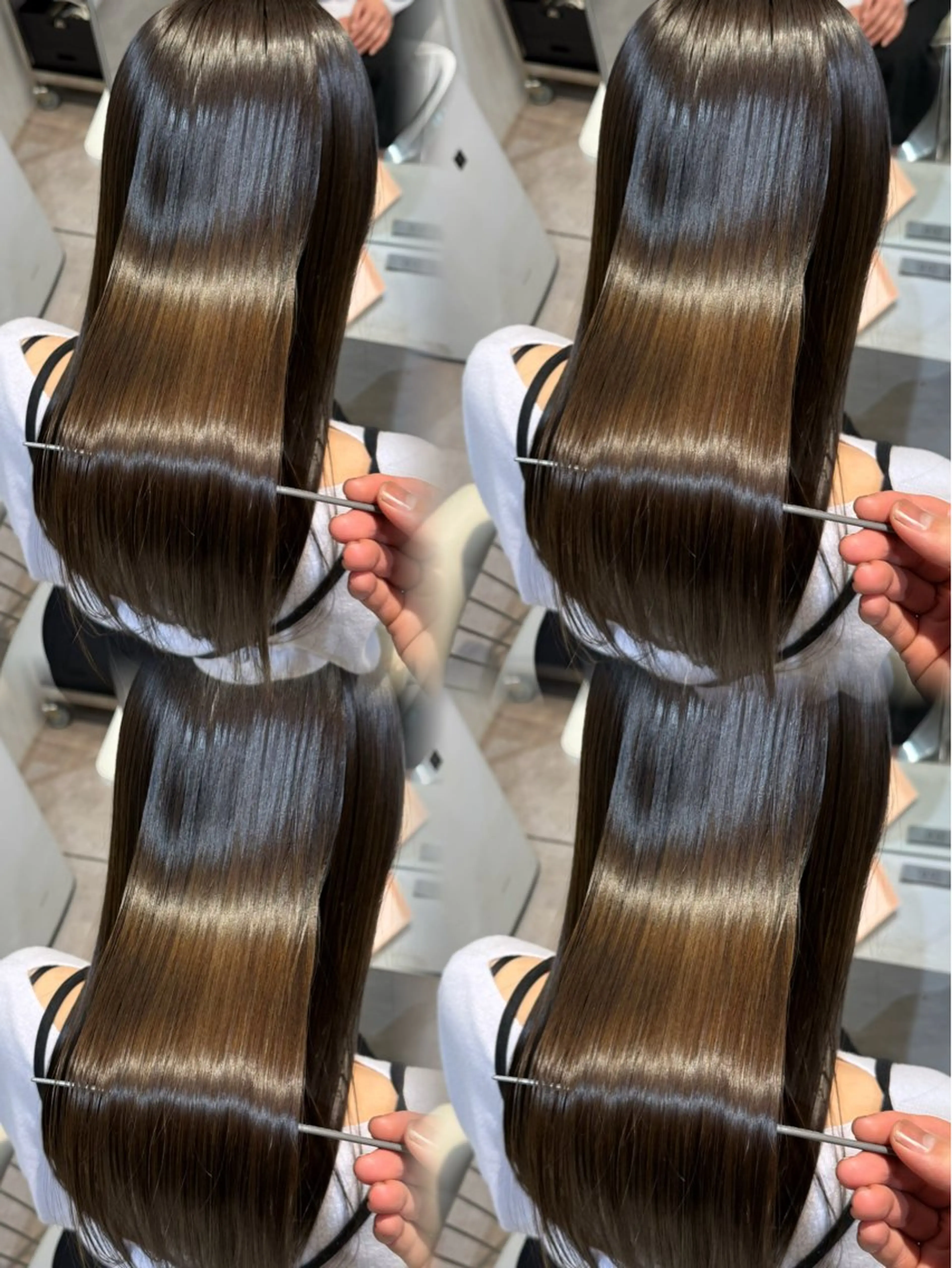 ロング カラー 学生 就活ヘア 髪質改善 トリートメント カット ヘアカラー トリートメント 💎透明感カラー特化 💎TAISEIのヘアスタイル