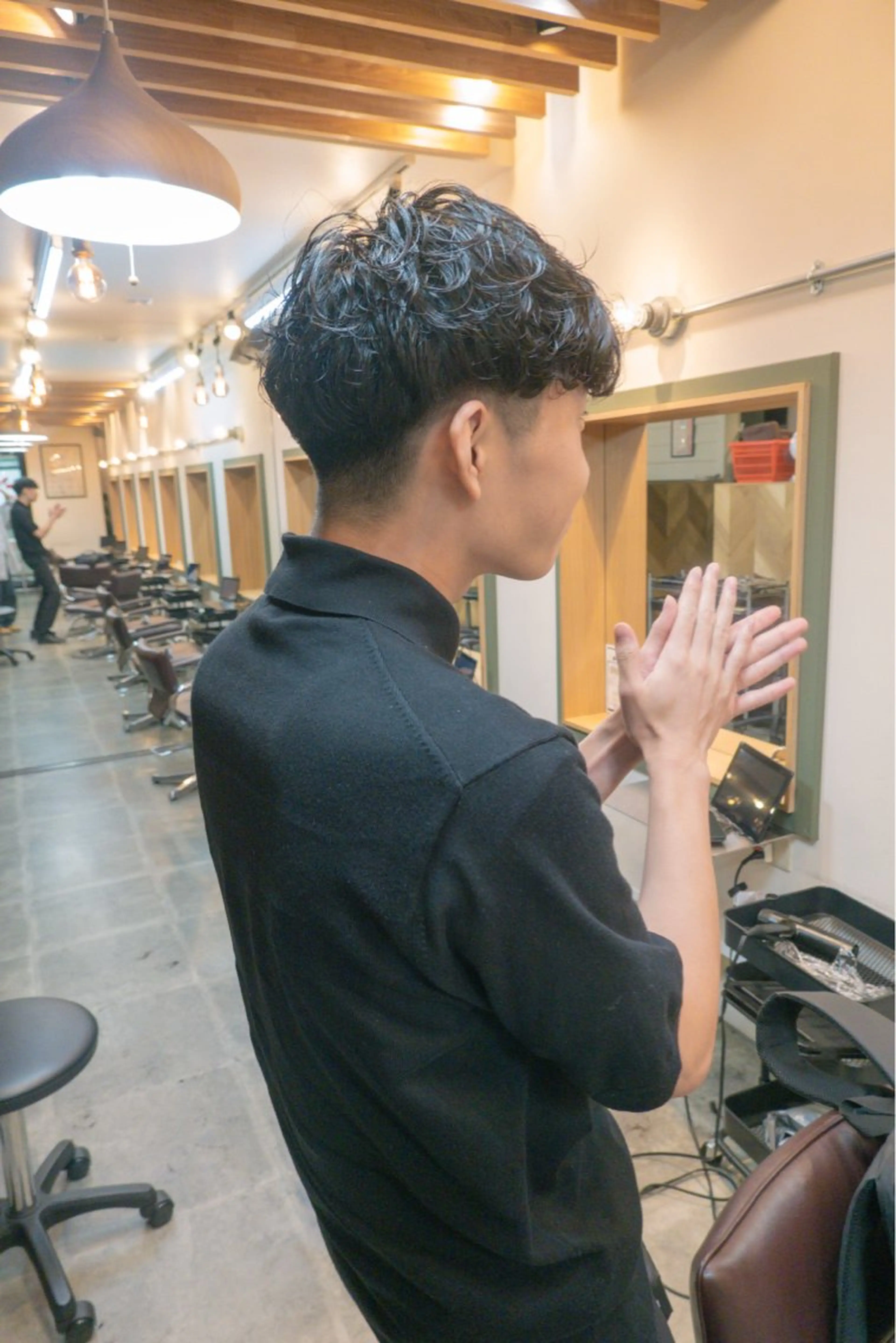 パーマ メンズ 【ボブ】縮毛矯正/ 船橋駅5分/鈴木杏美のヘアスタイル