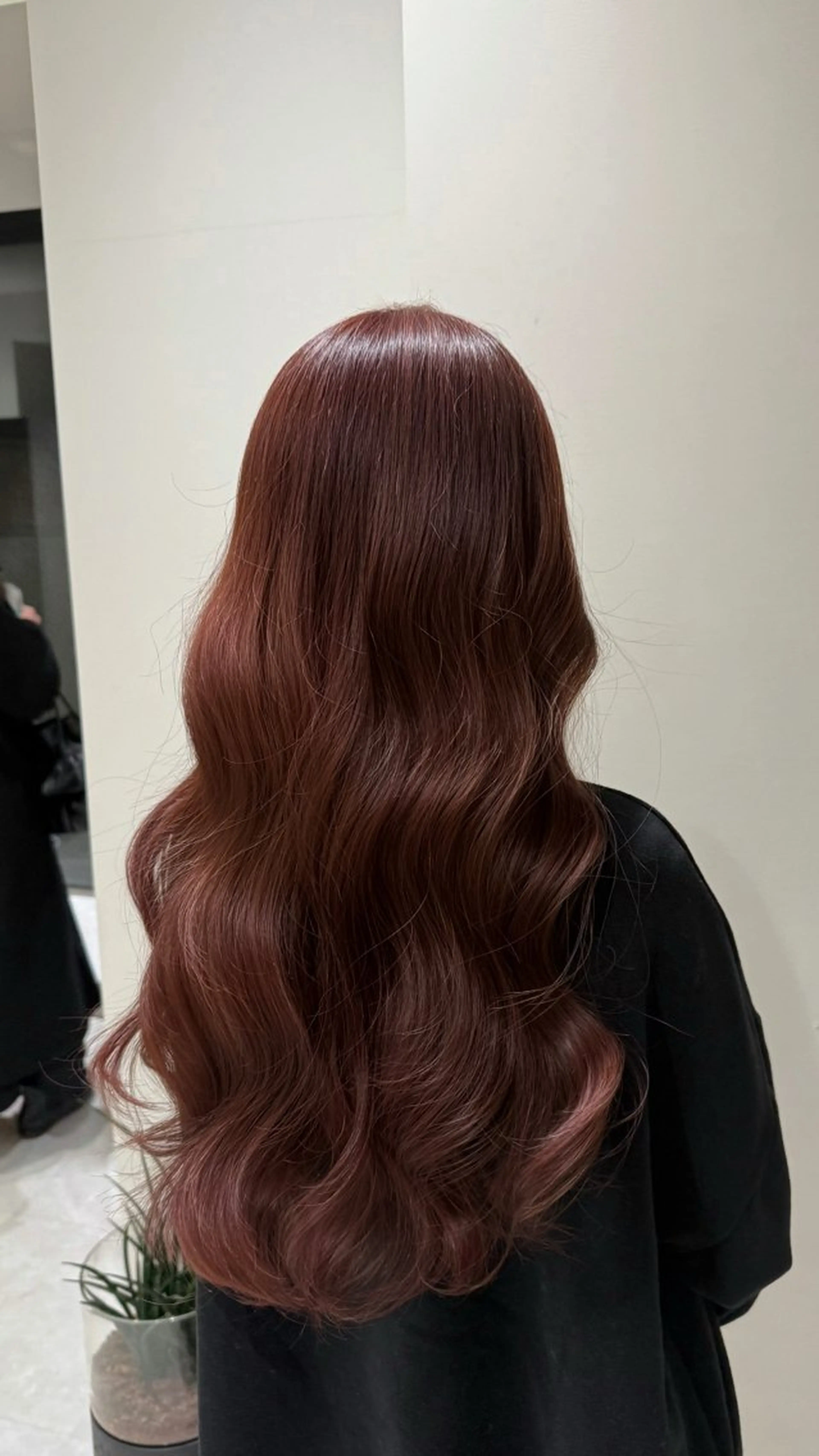 ロング カラー ヘアカラー ぱつっとボブ/透明感 カラー/Ayakaのヘアスタイル